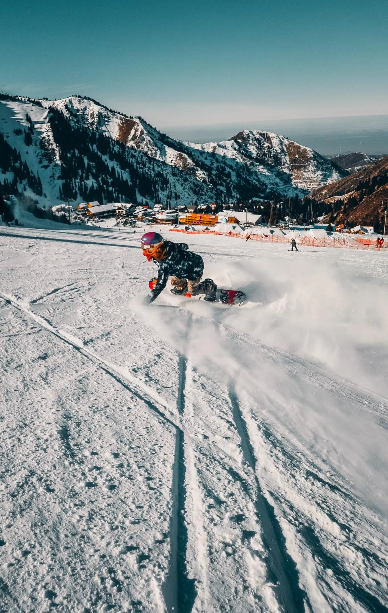 Skiing in Qazaq Auyl Eco Hotel