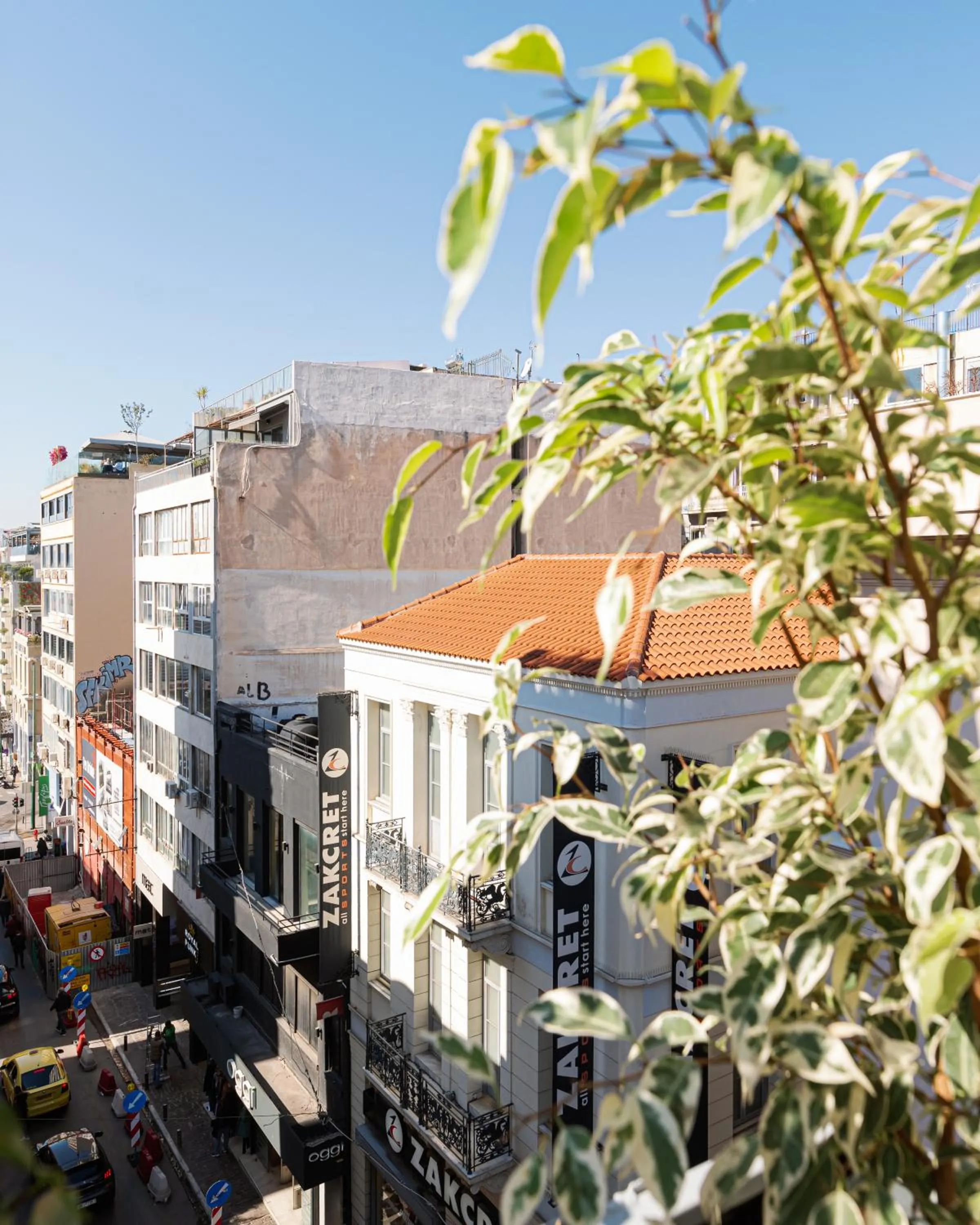 City view in Ciel Suites Athens