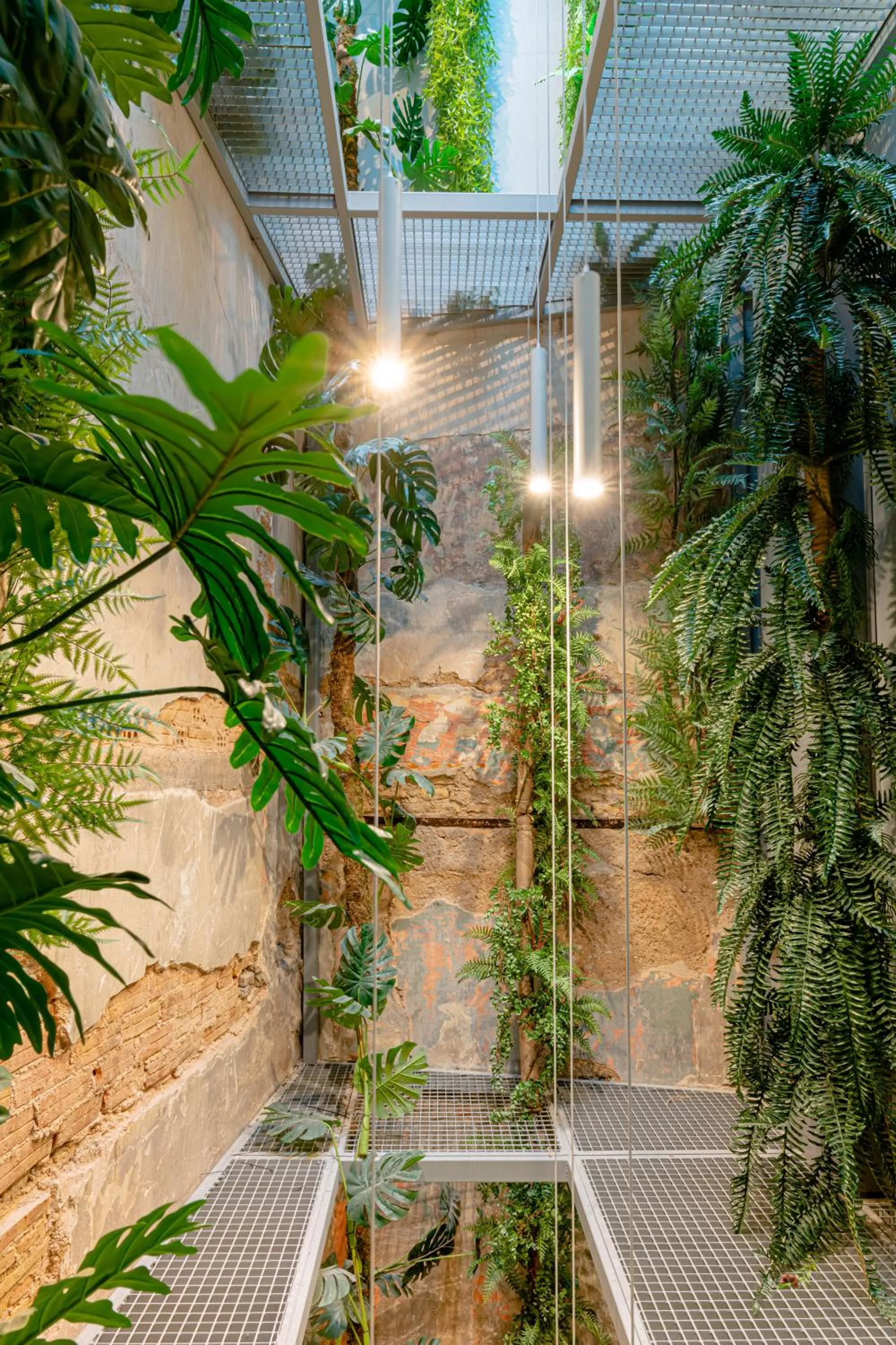 Garden view in Ciel Suites Athens