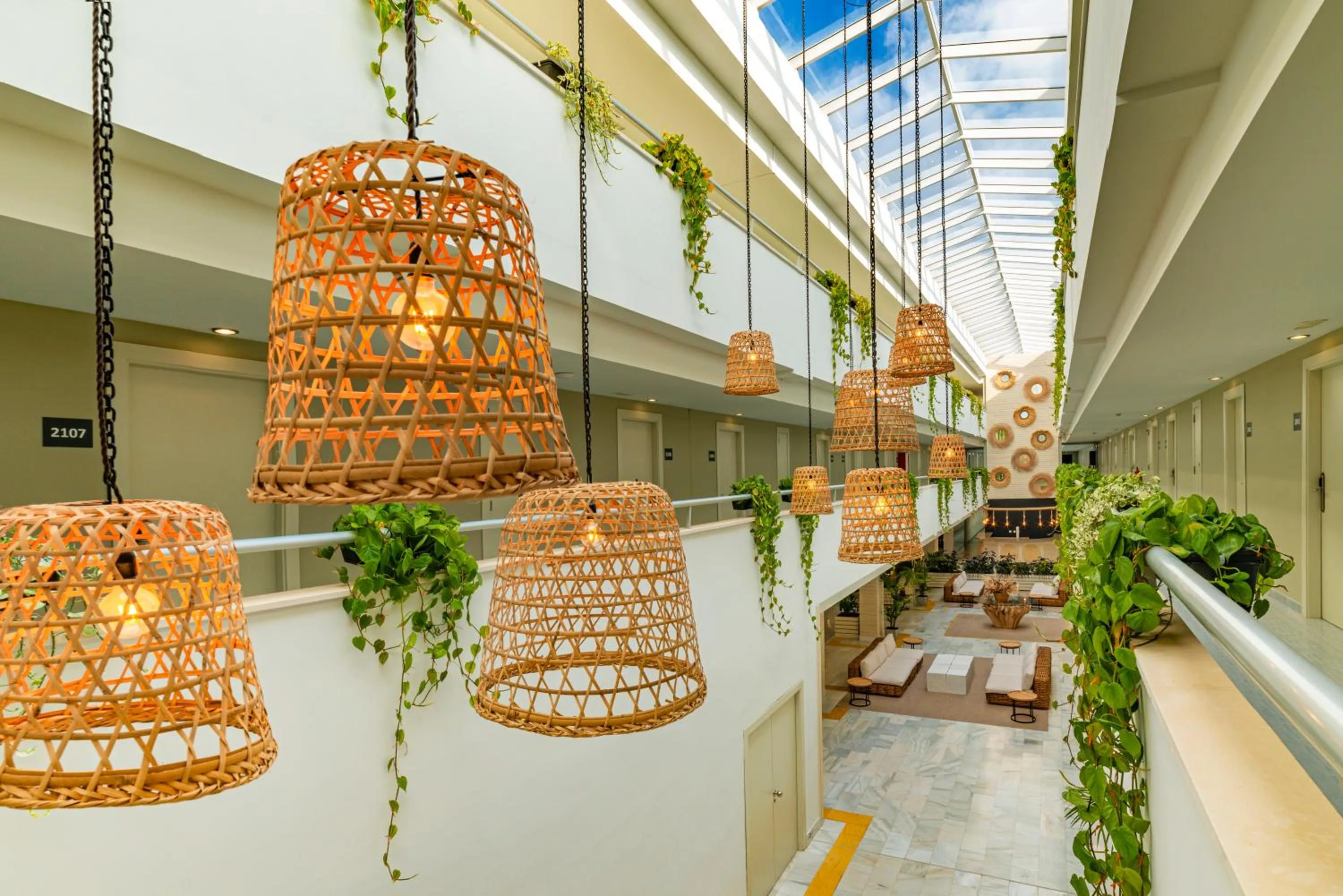Living room in Hotel Cabogata Jardín