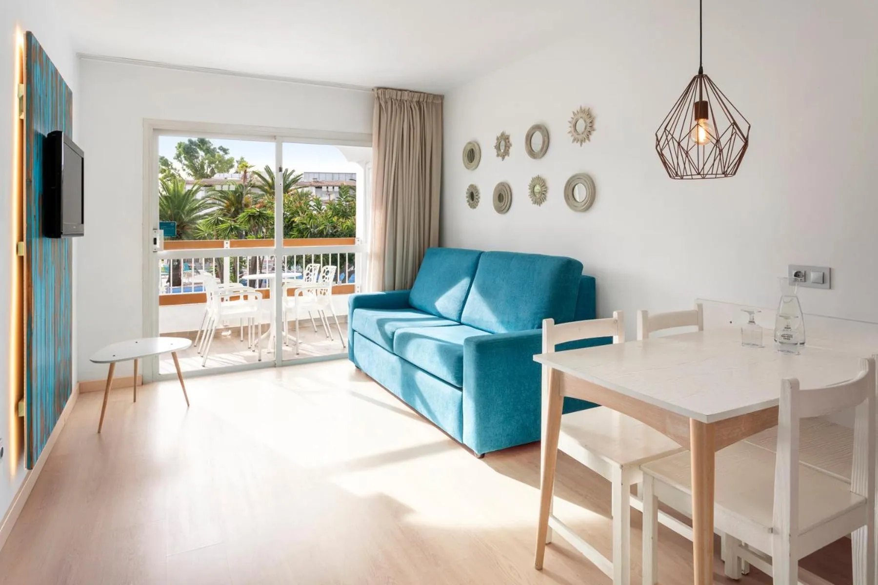 Living room in Alcudia Garden Aparthotel