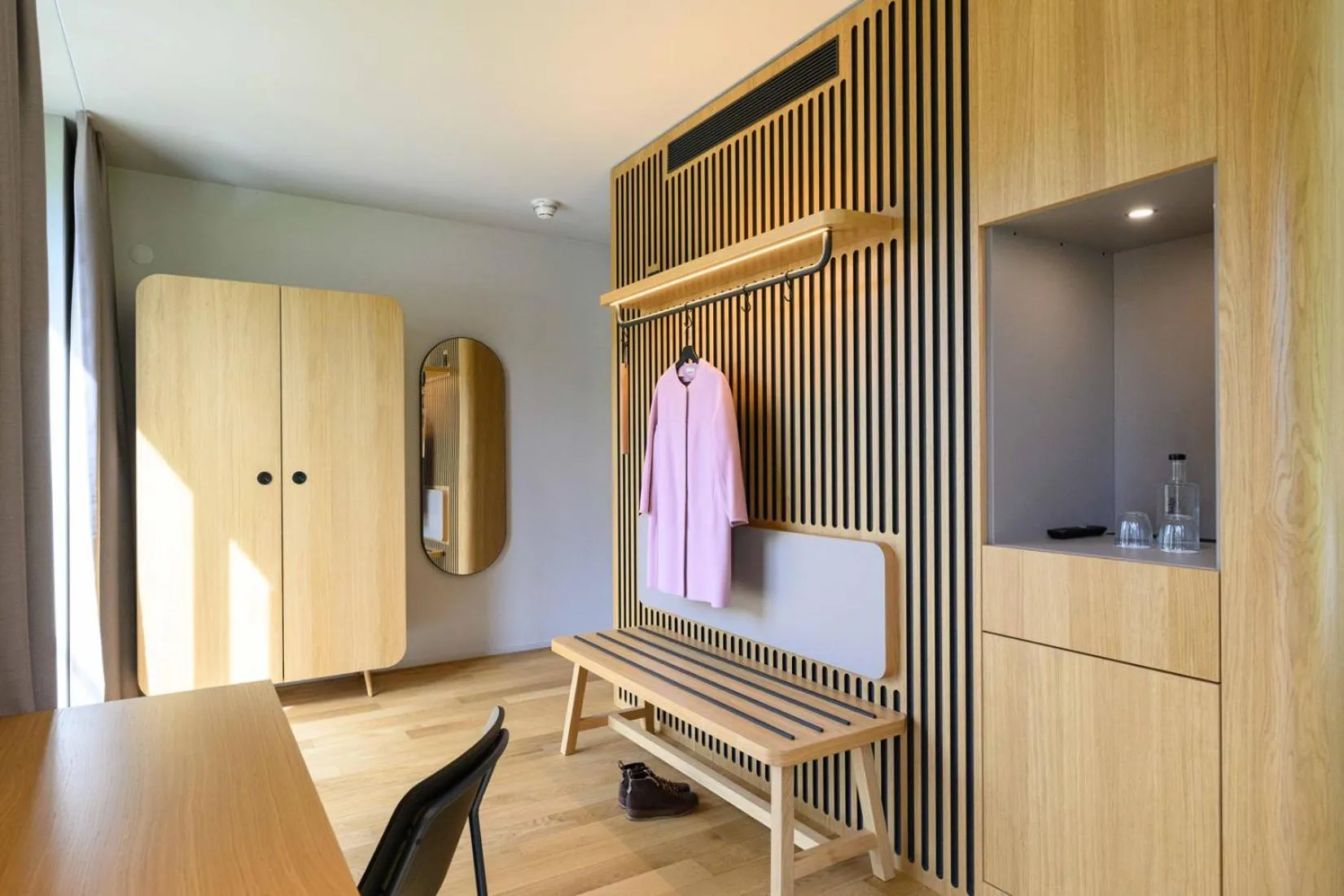 Seating area in Stoos Lodge