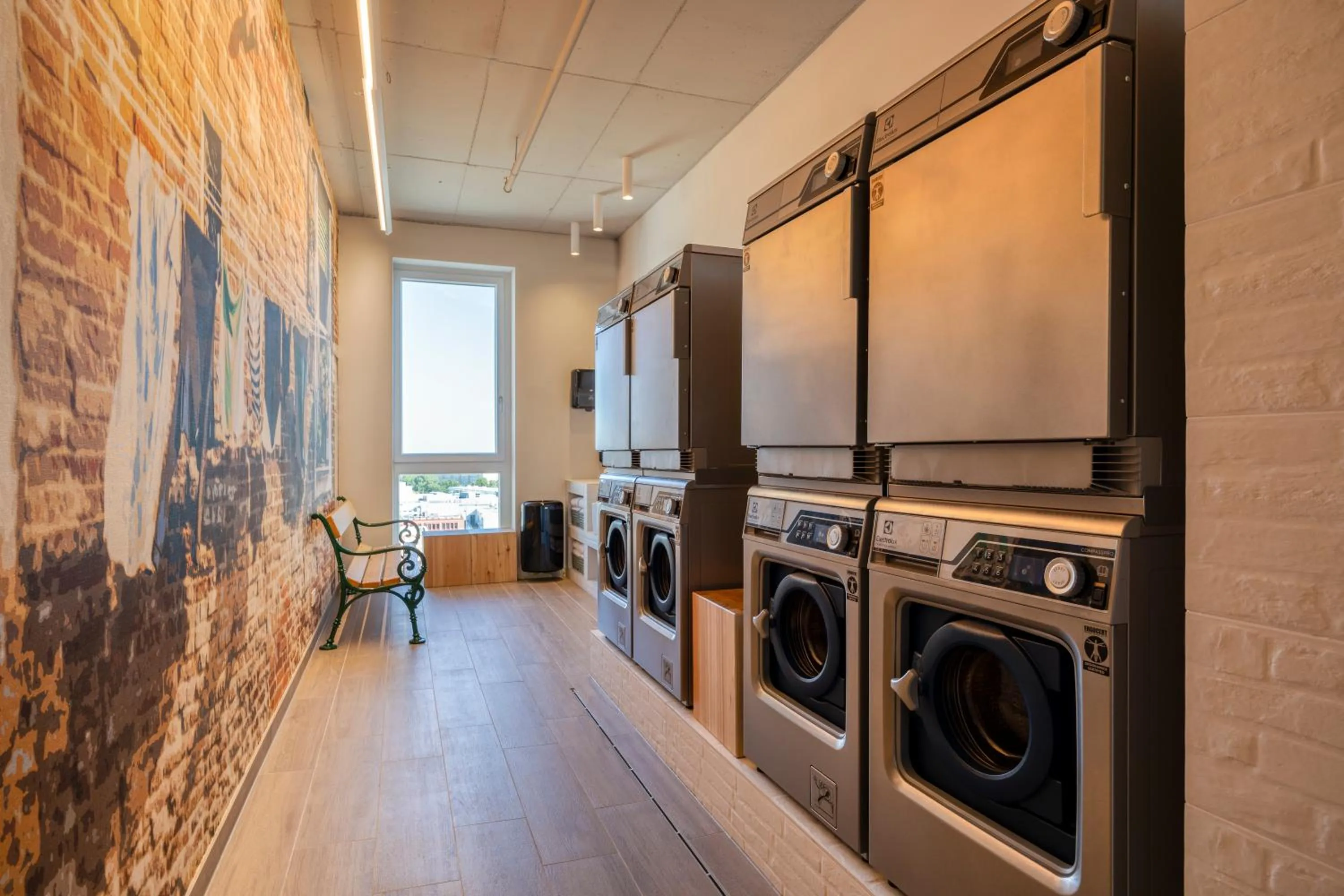 washing machine in Citadines Danube Vienna