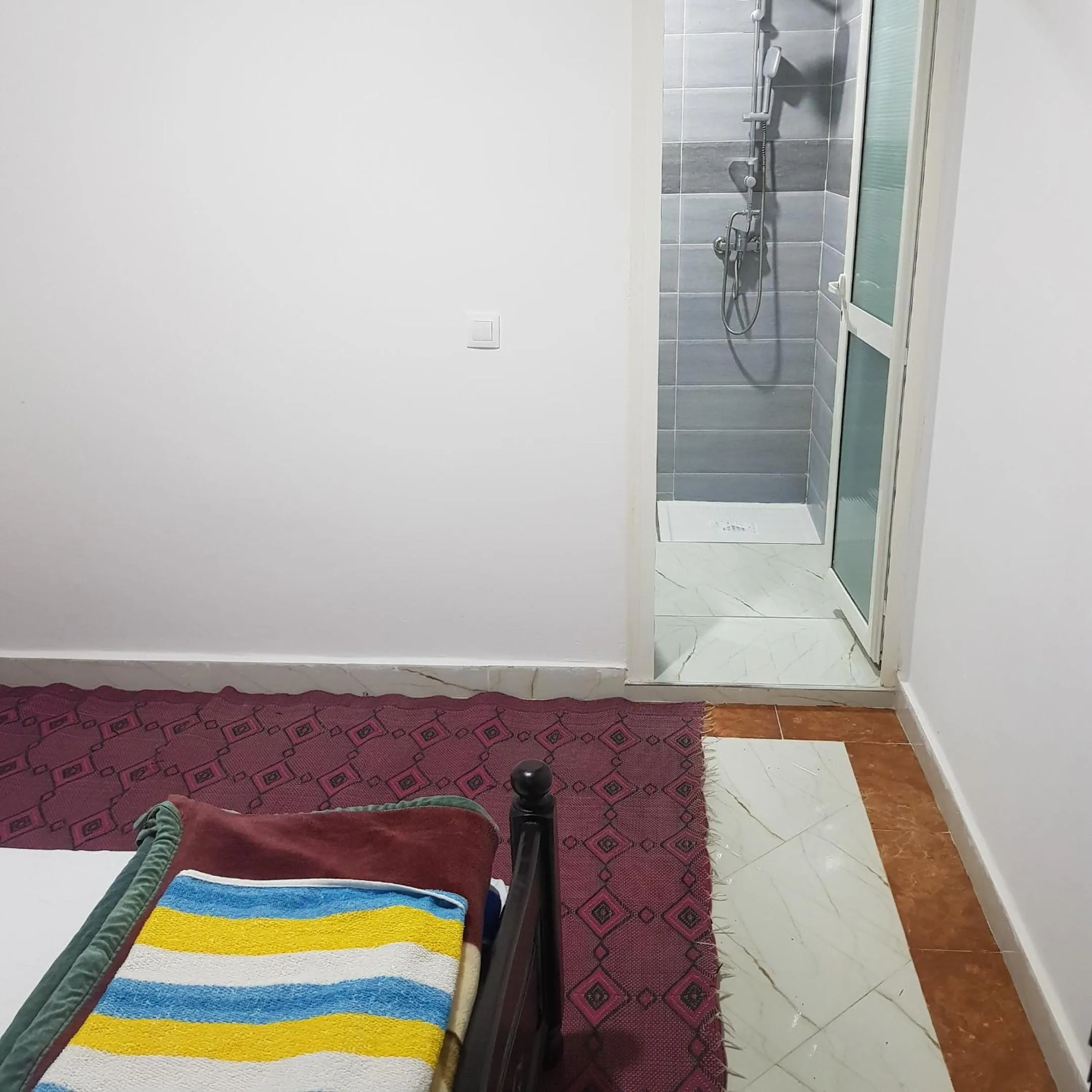 Shower in Hotel camping amtoudi