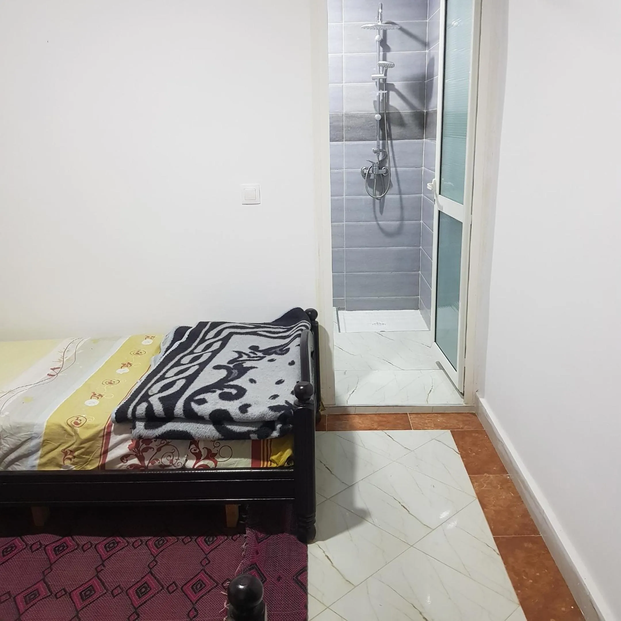 Bed in Hotel camping amtoudi