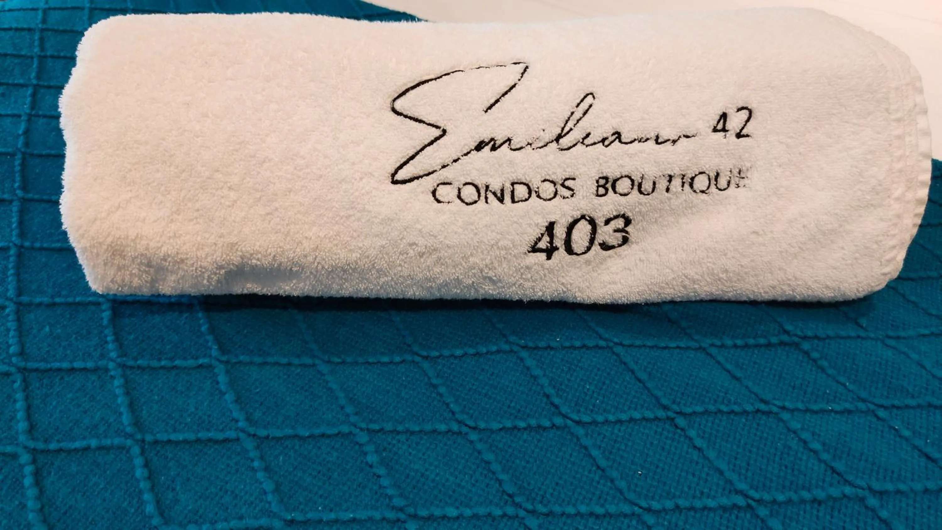 towels in Emiliano 42 Condos Boutique