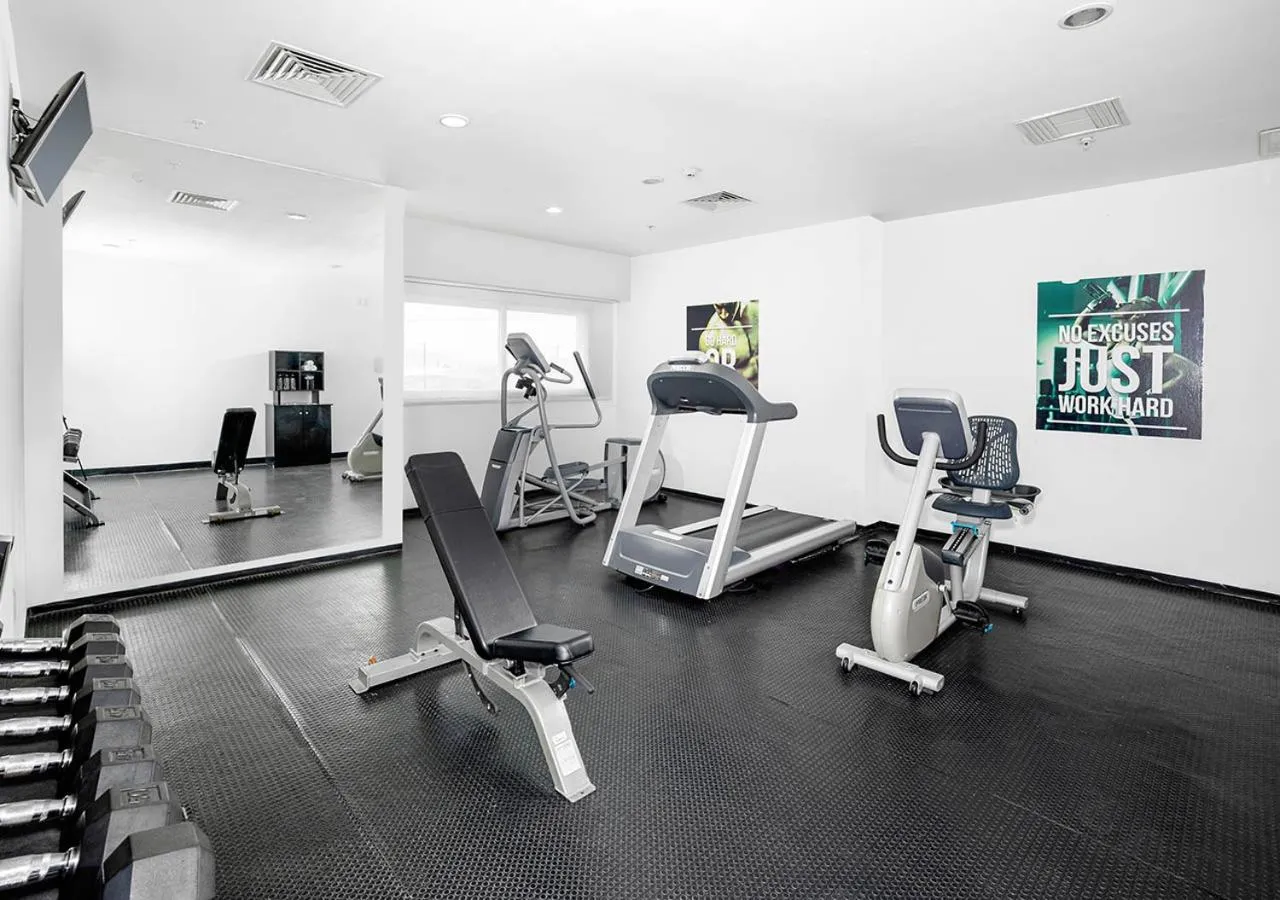Fitness centre/facilities in Hotel México Plaza Celaya