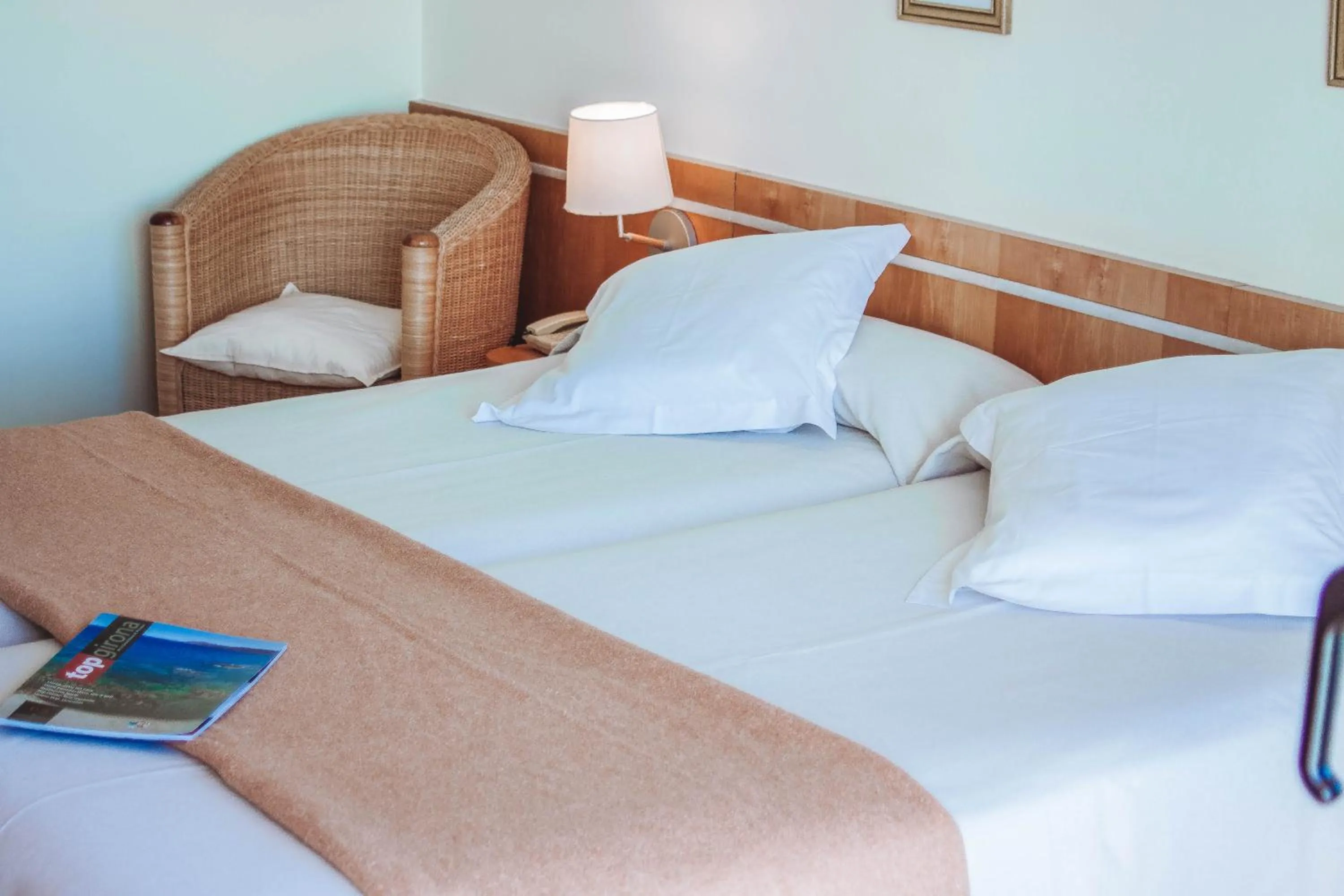 Decorative detail, Bed in Hotel Ancora