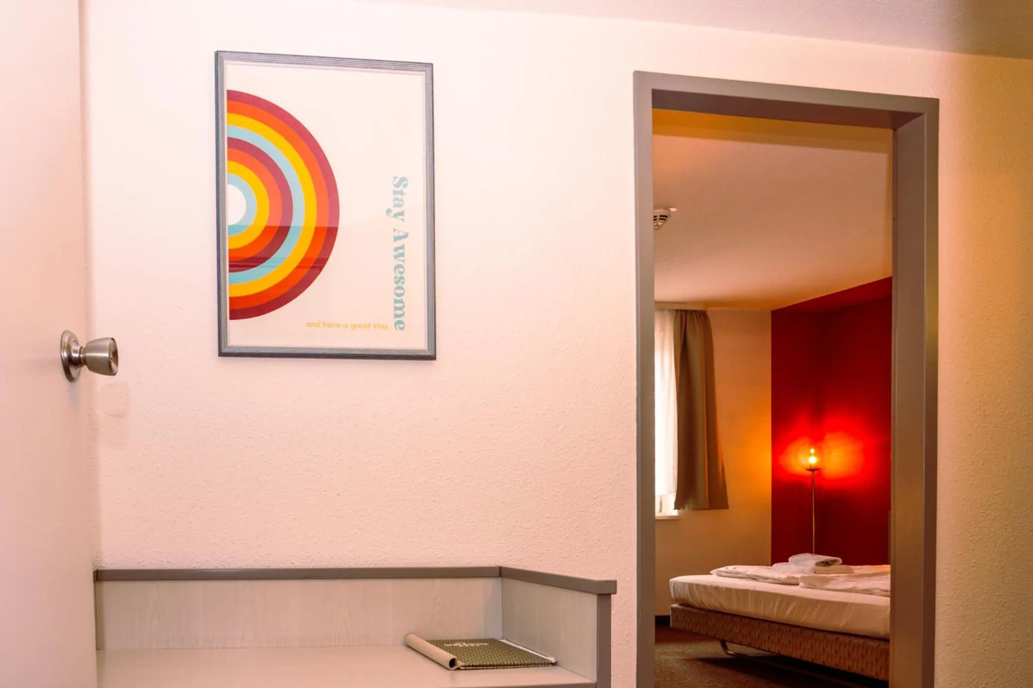 Bed in Hessenland Hotel Kassel Innenstadt by Stay Awesome