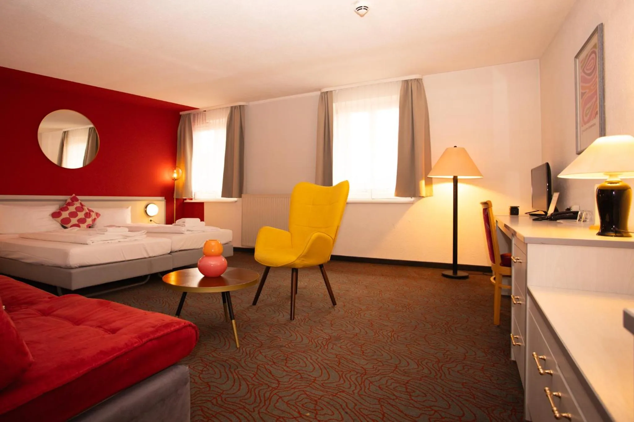 Bed in Hessenland Hotel Kassel Innenstadt by Stay Awesome
