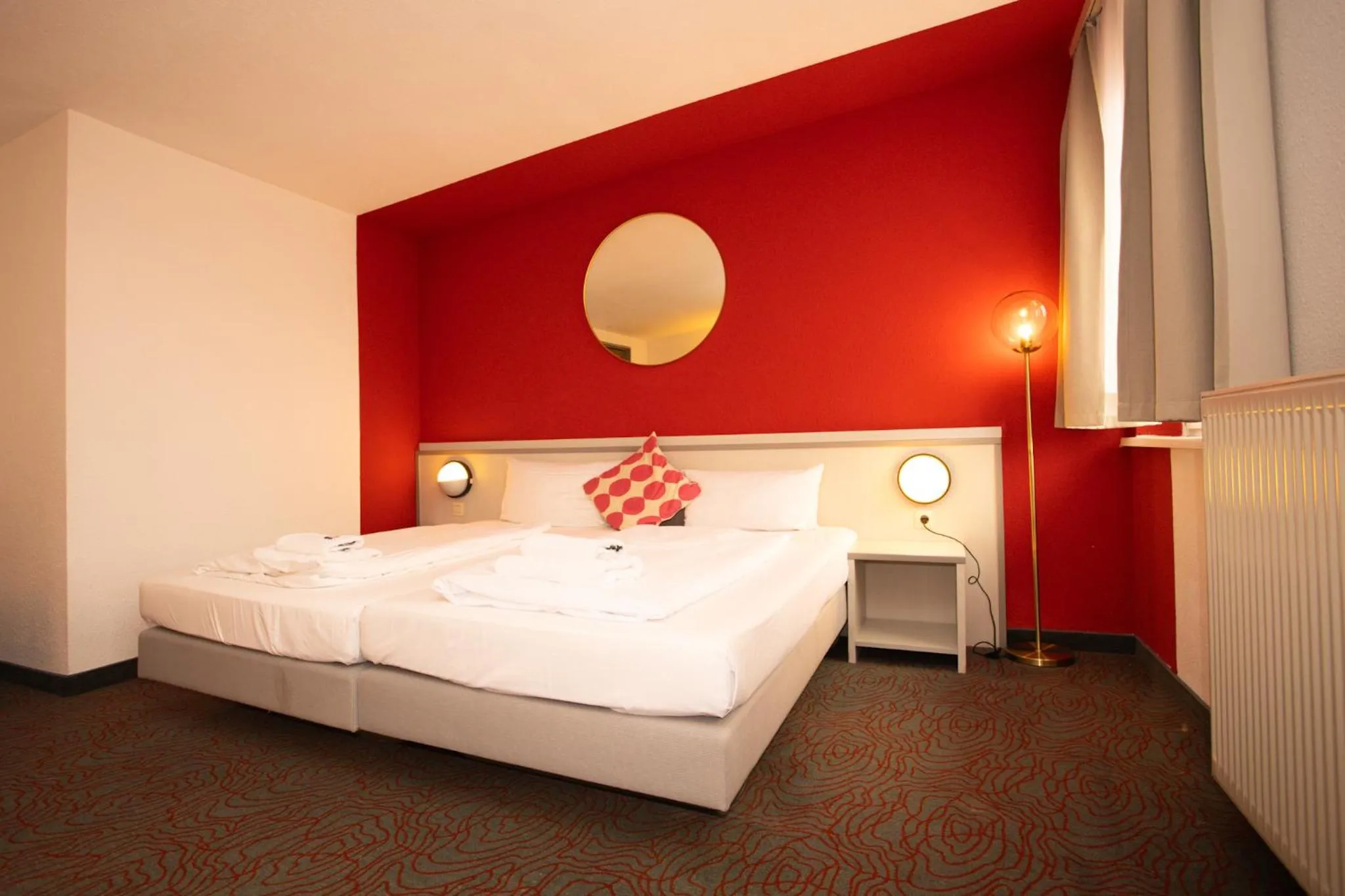 Bed in Hessenland Hotel Kassel Innenstadt by Stay Awesome