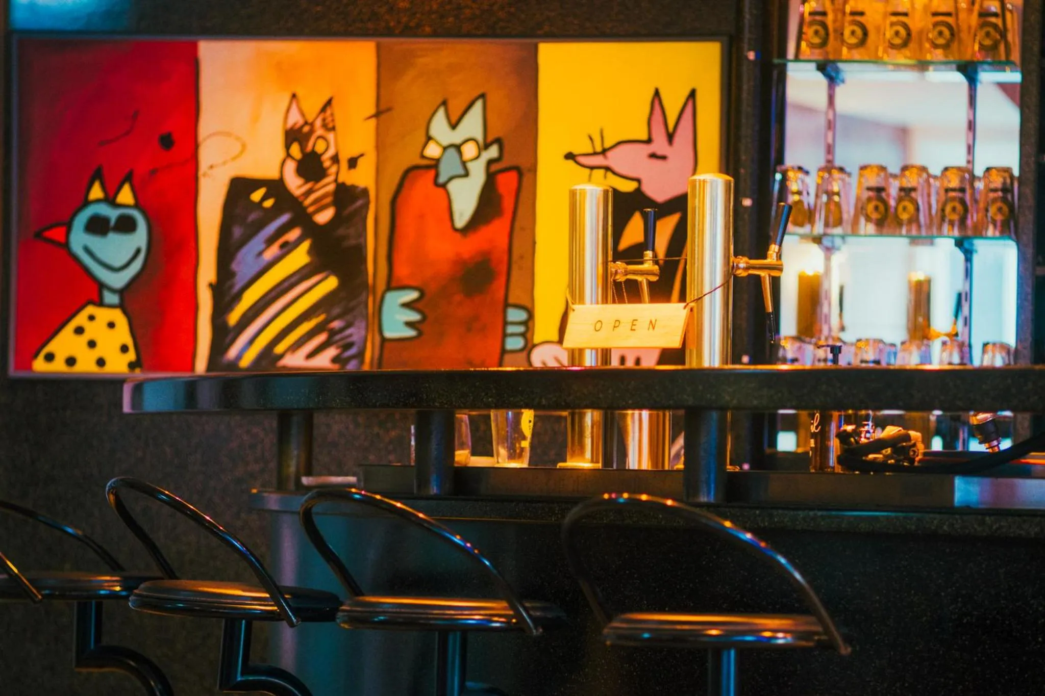 Lounge or bar in Hessenland Hotel Kassel Innenstadt by Stay Awesome