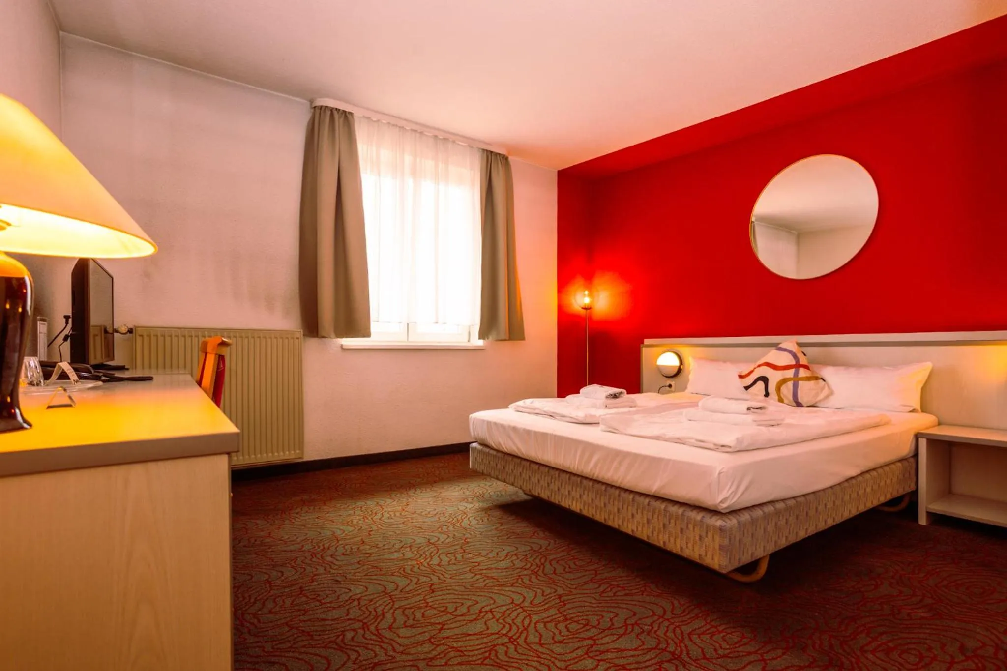 Bed in Hessenland Hotel Kassel Innenstadt by Stay Awesome