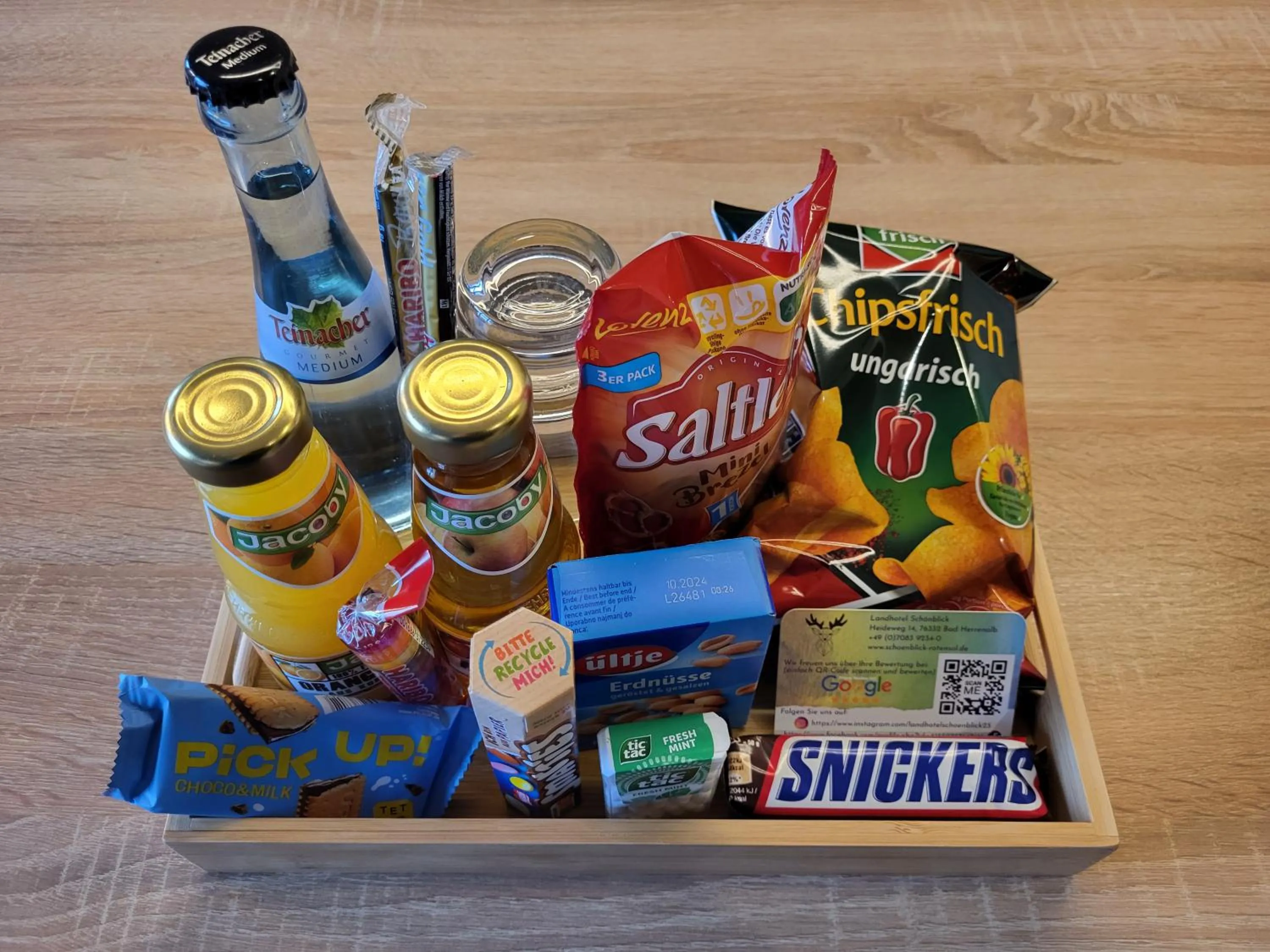 minibar in Hotel Schönblick