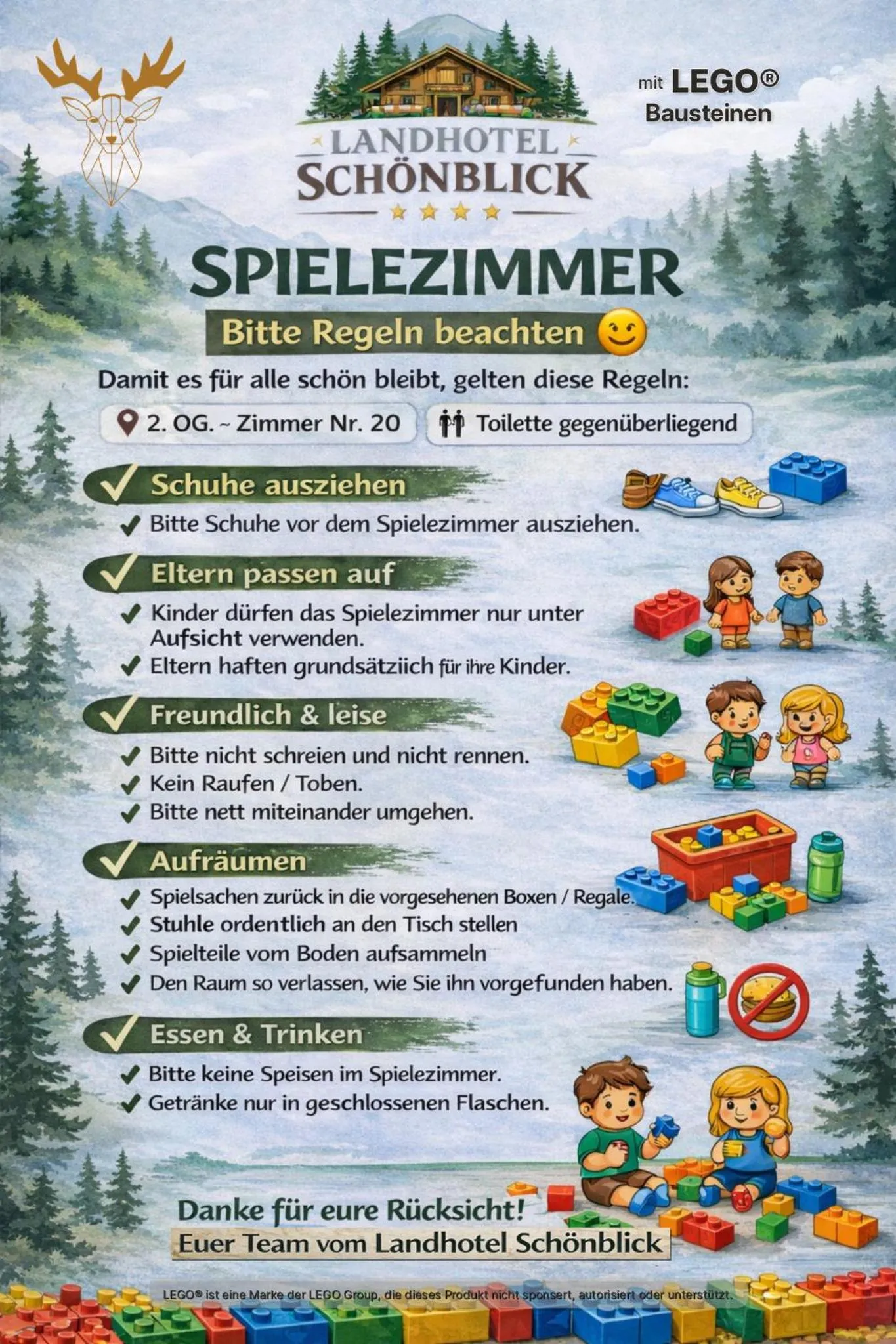 Children play ground in Hotel Schönblick