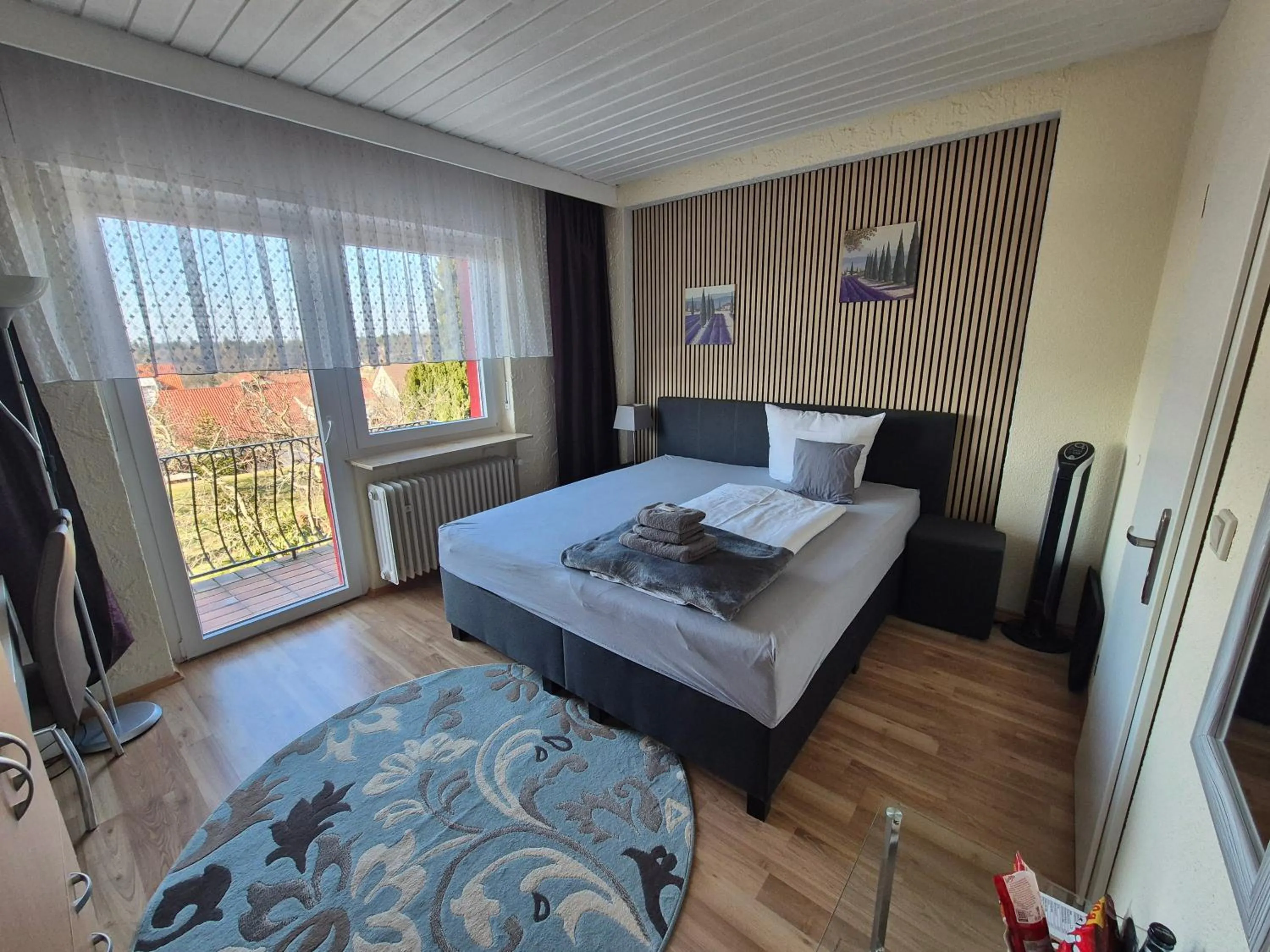 Bedroom, Bed in Hotel Schönblick