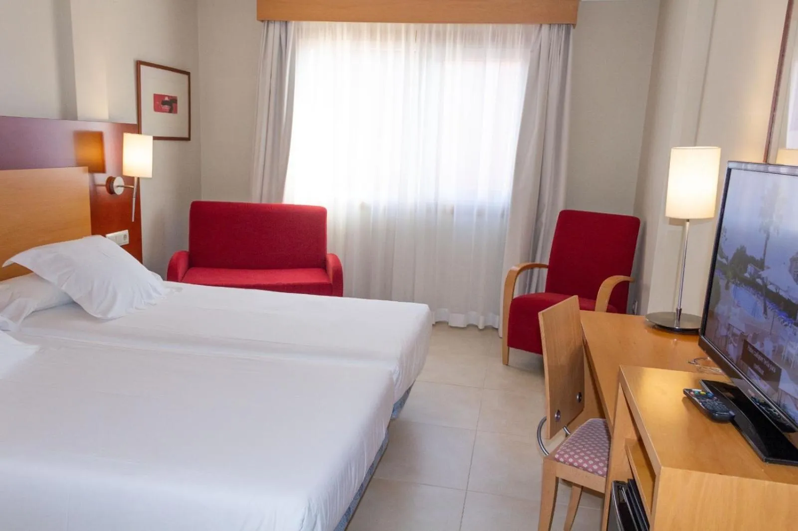 Bed in Hotel Canelas