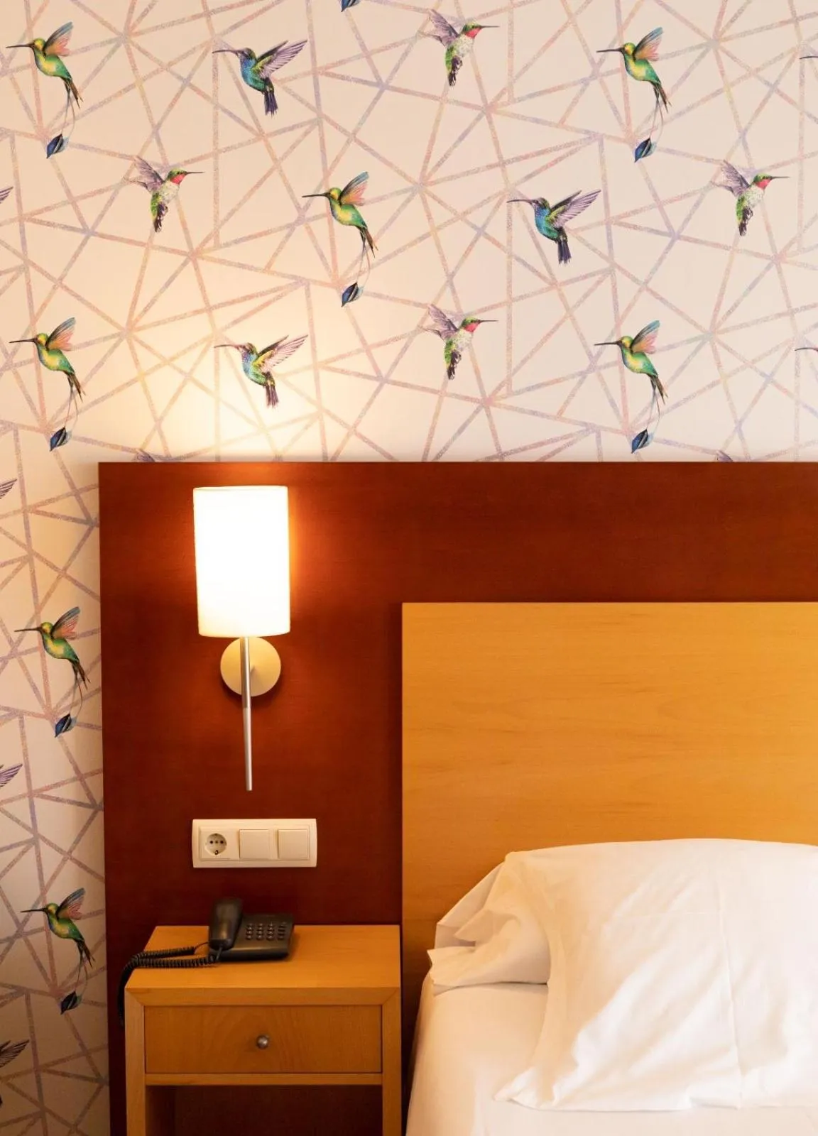 Bed in Hotel Canelas