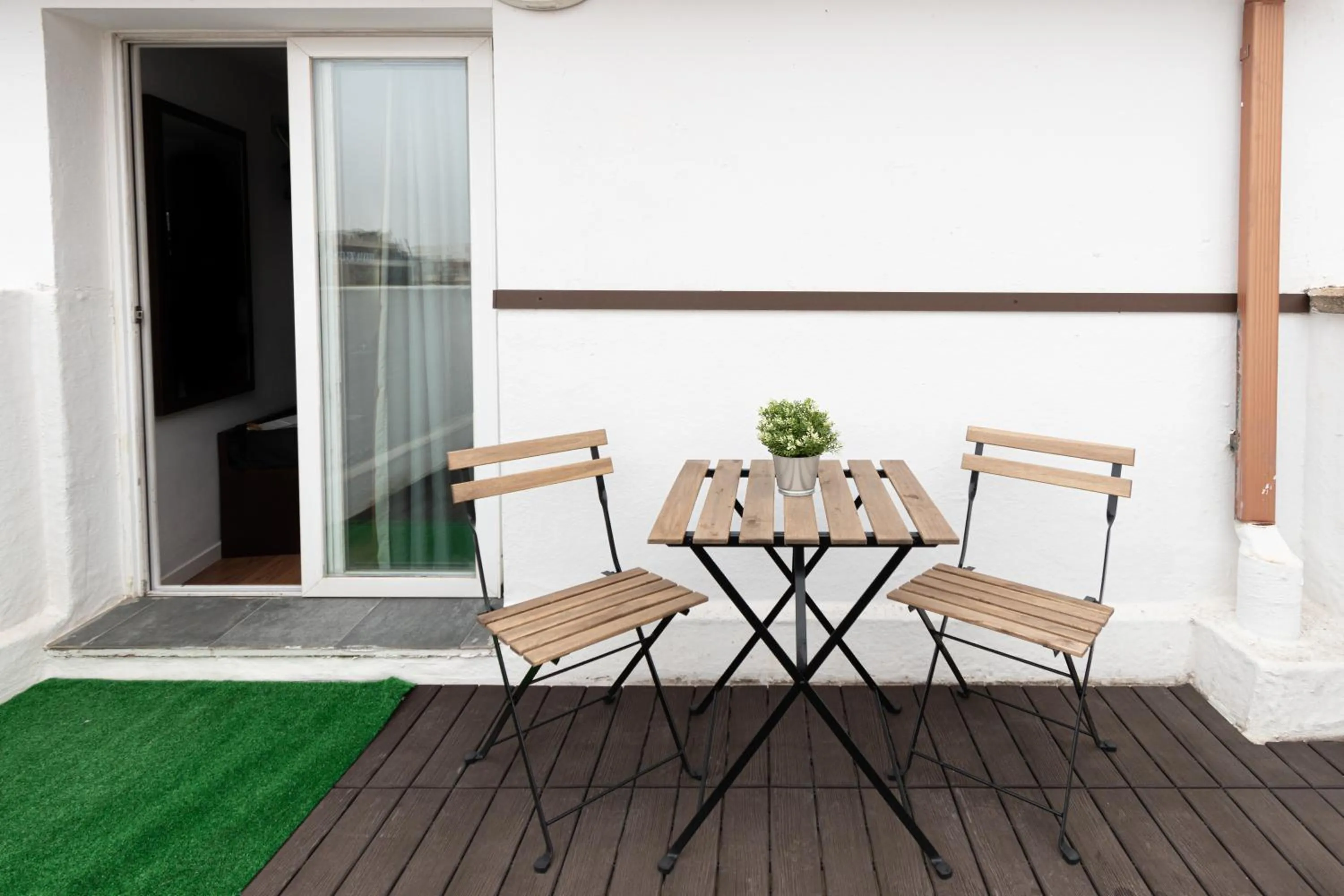Balcony/Terrace in Hotel Alda Zaragoza Independencia