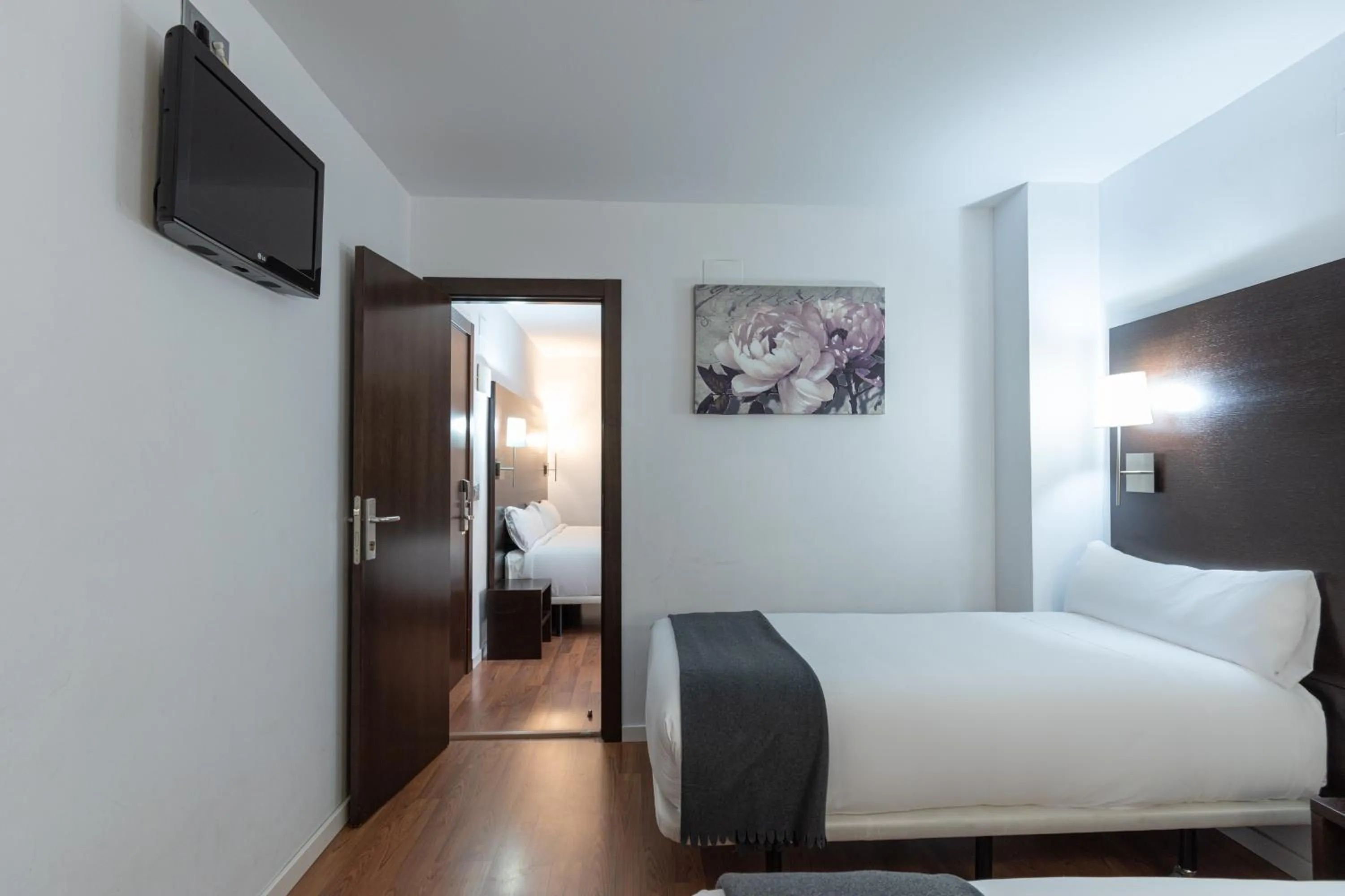 Bed in Hotel Alda Zaragoza Independencia