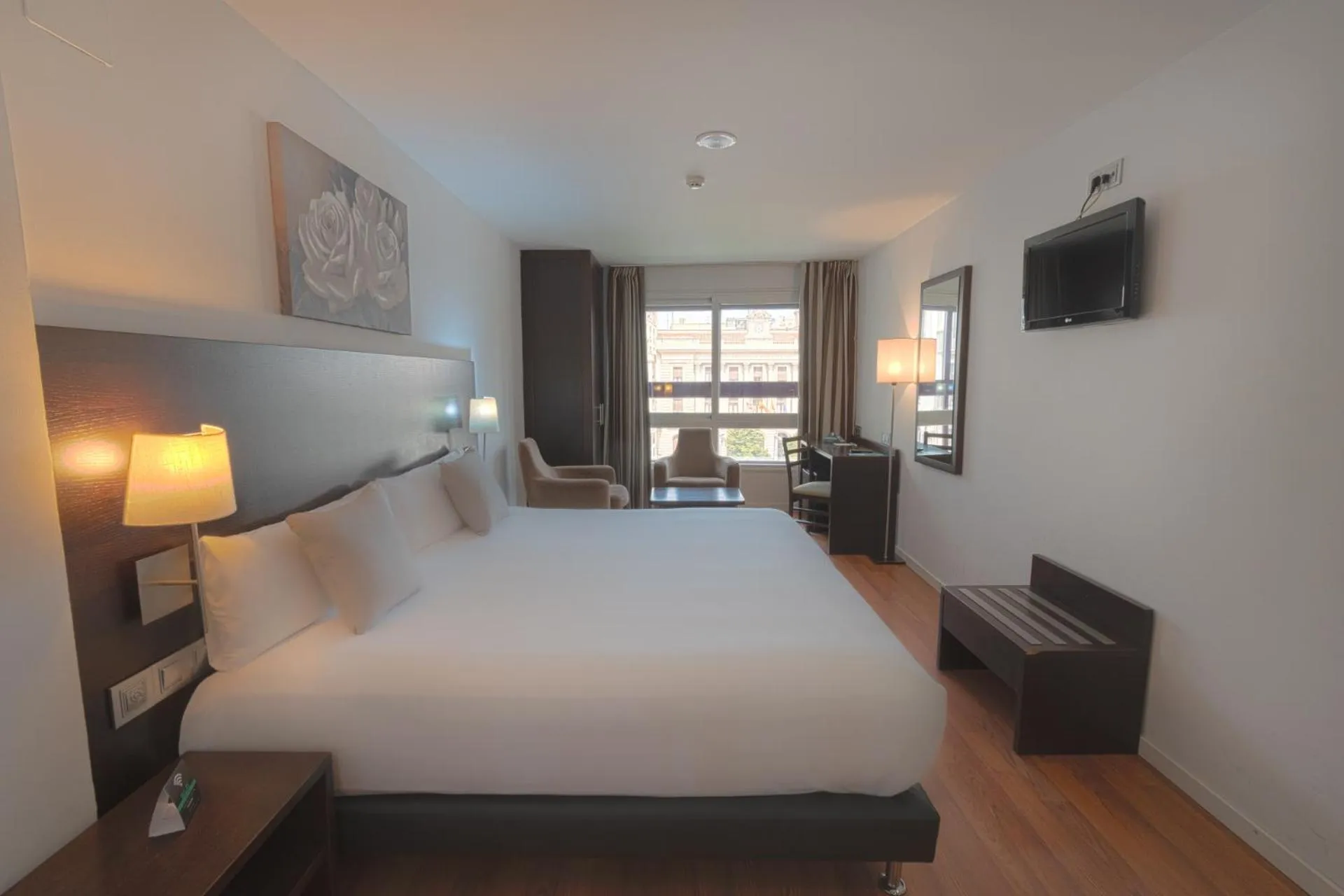 Bed in Hotel Alda Zaragoza Independencia