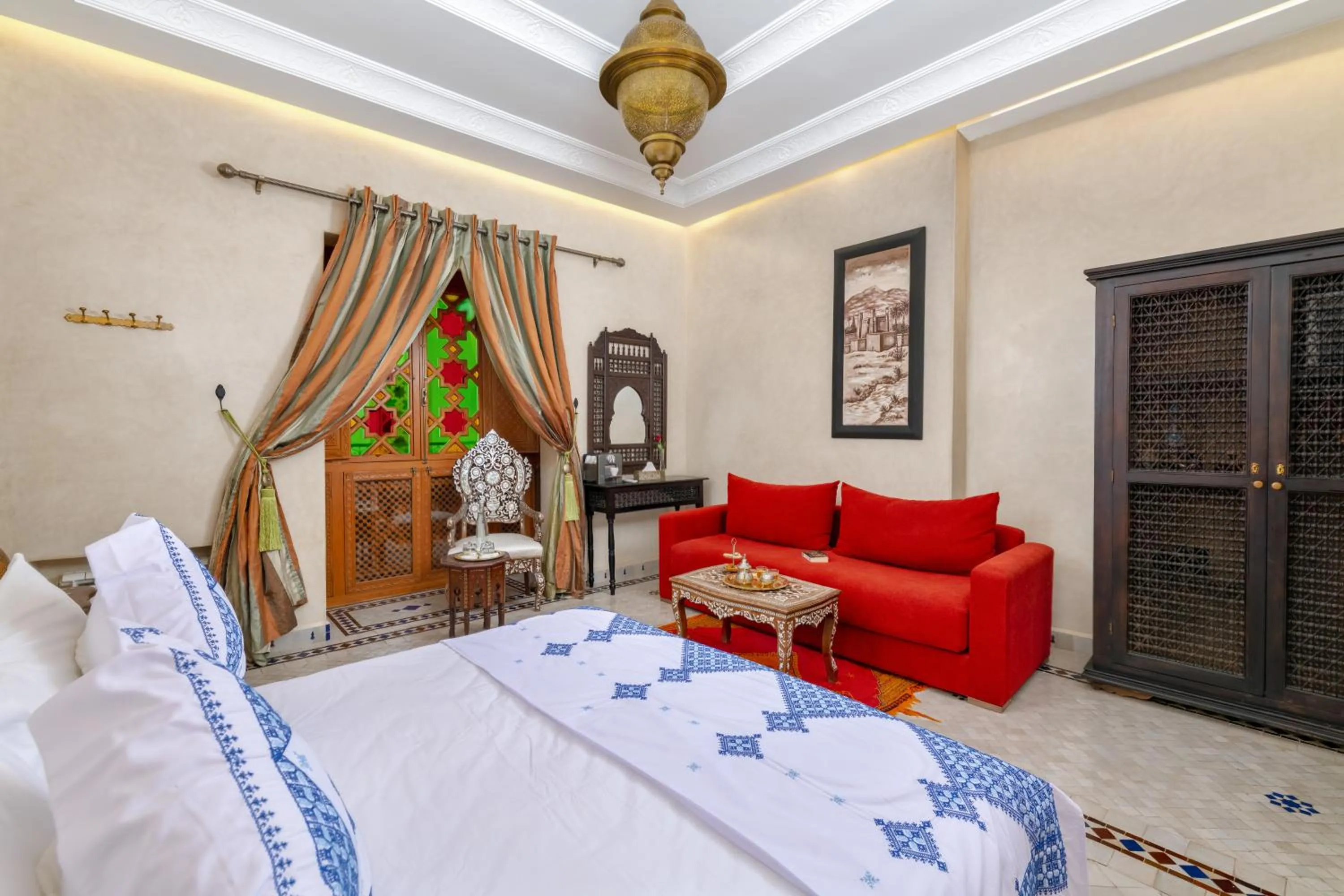 Bed in Riad Diamond Of Marrakech & Spa