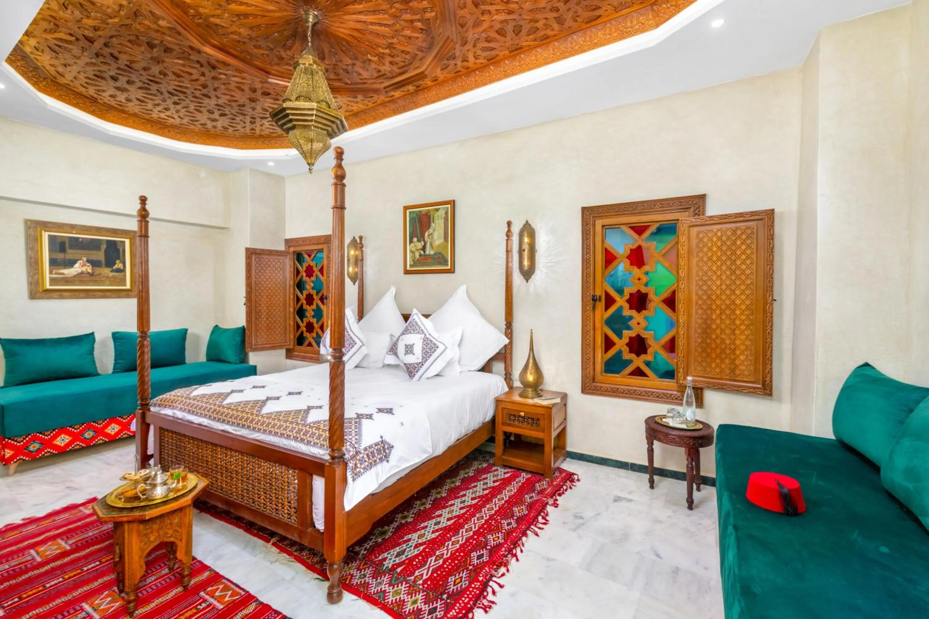 Bed in Riad Diamond Of Marrakech & Spa