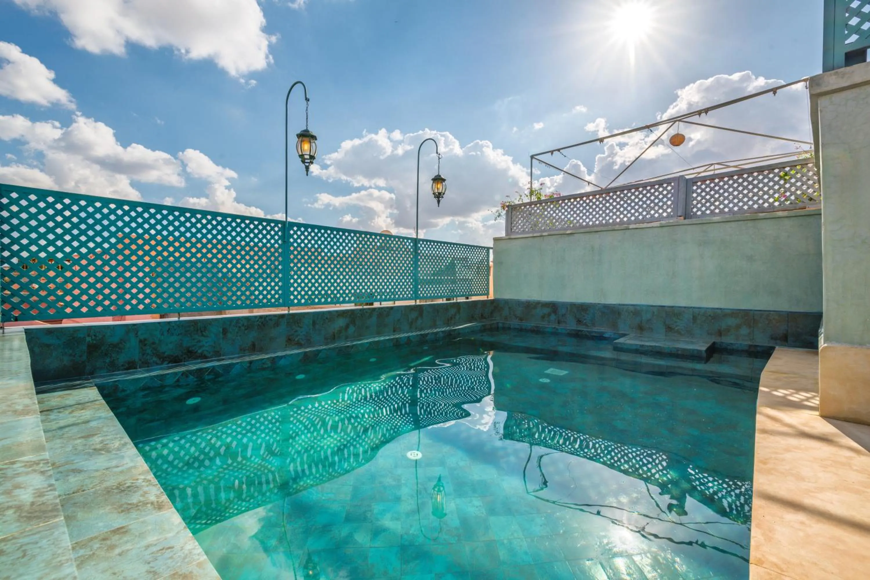 Swimming pool in Riad Diamond Of Marrakech & Spa