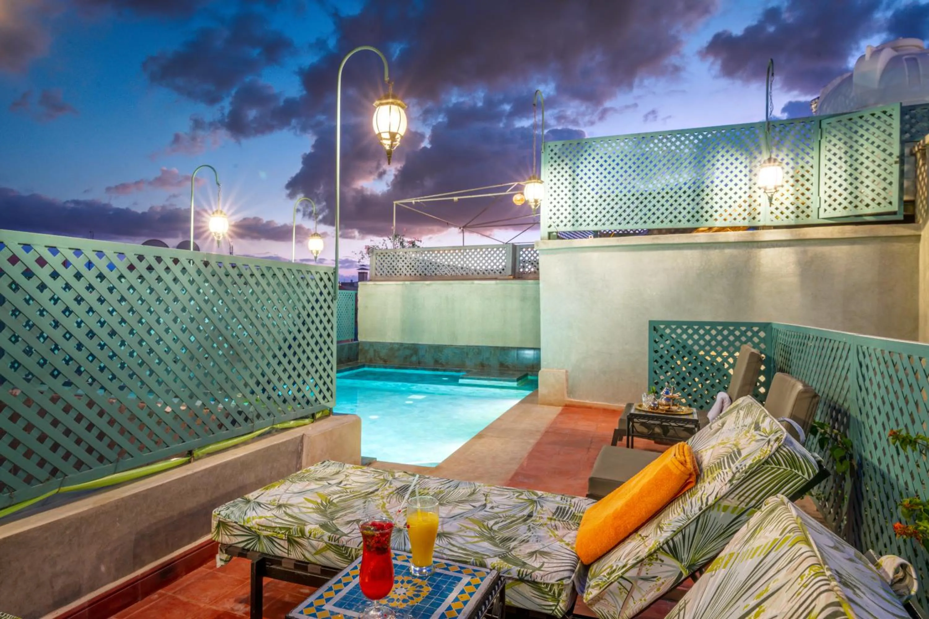 Swimming pool in Riad Diamond Of Marrakech & Spa