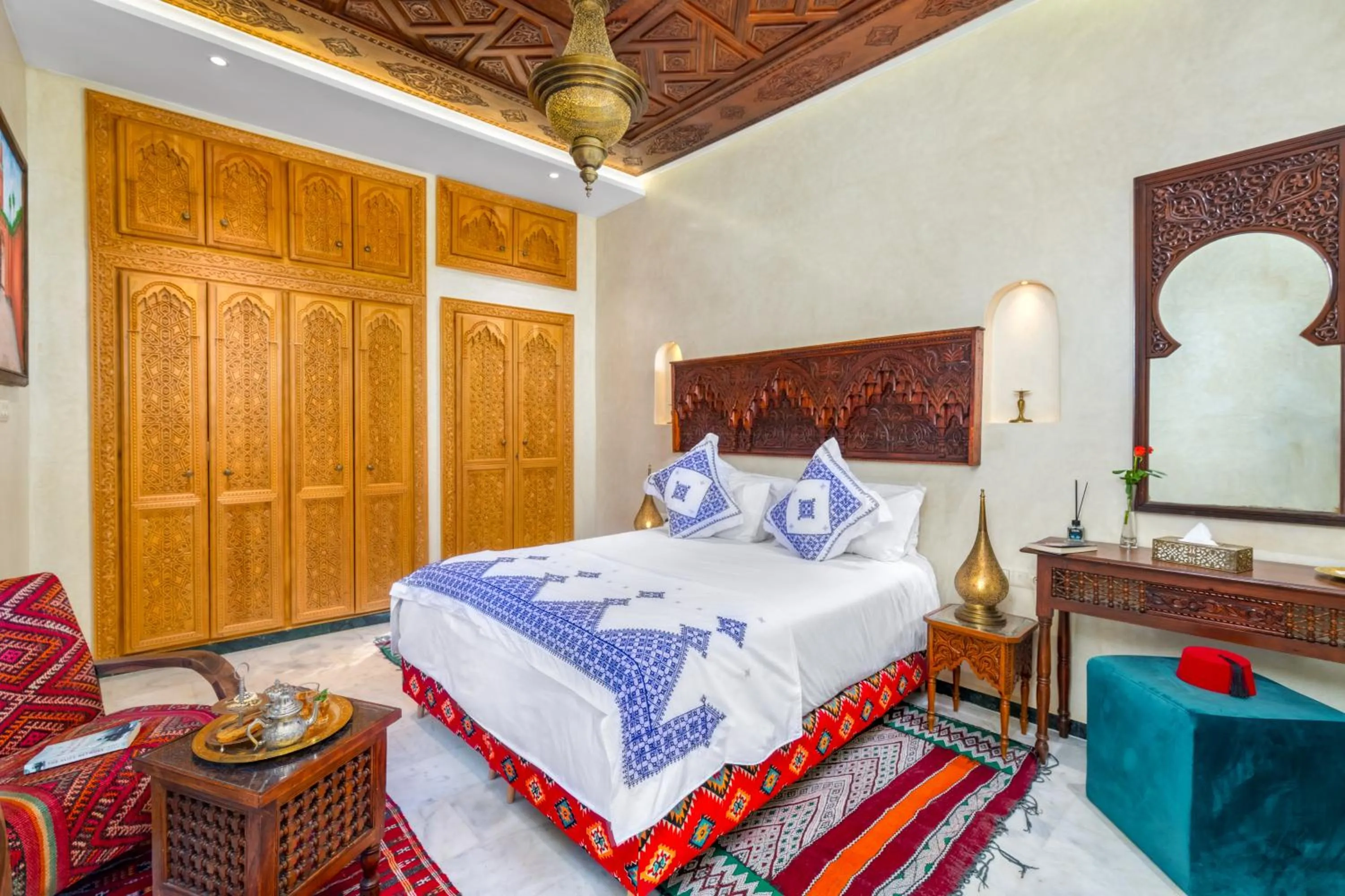 Bed in Riad Diamond Of Marrakech & Spa