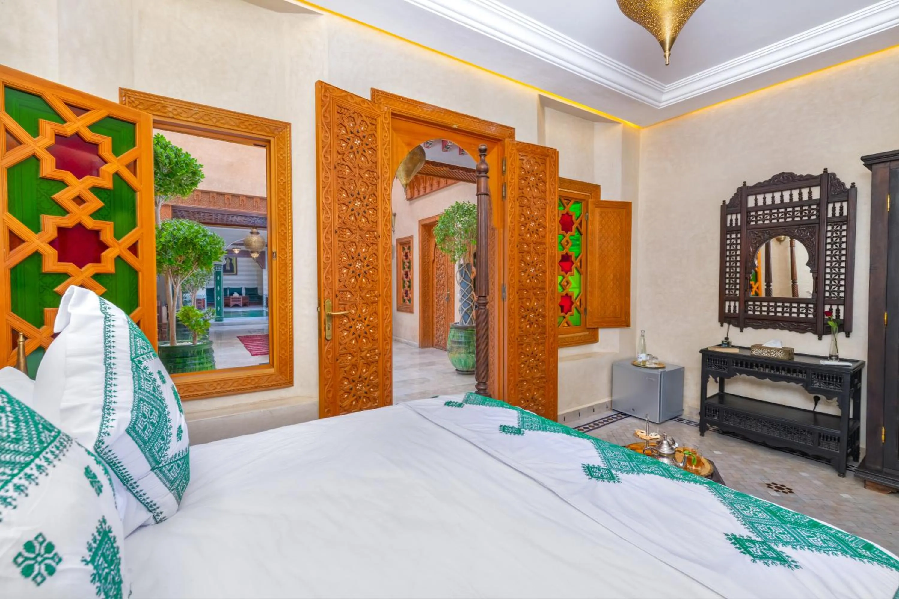 Bed in Riad Diamond Of Marrakech & Spa