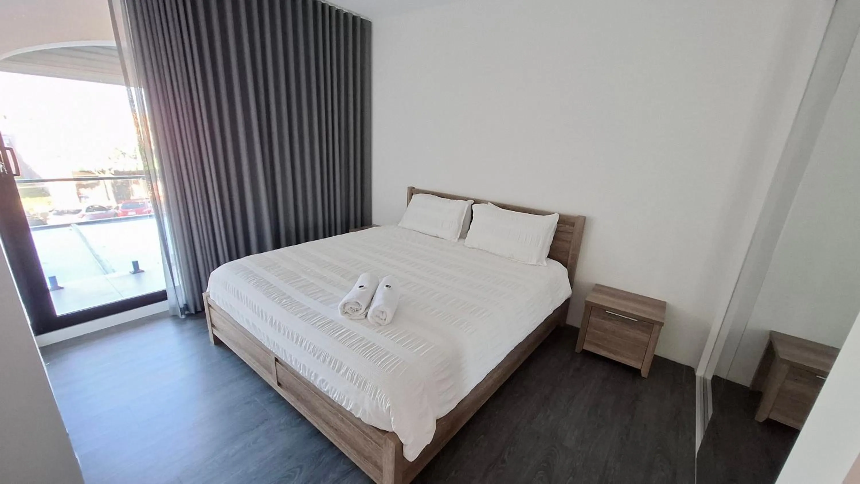 Bedroom, Bed in Exodus Dandenong Apartment Hotel