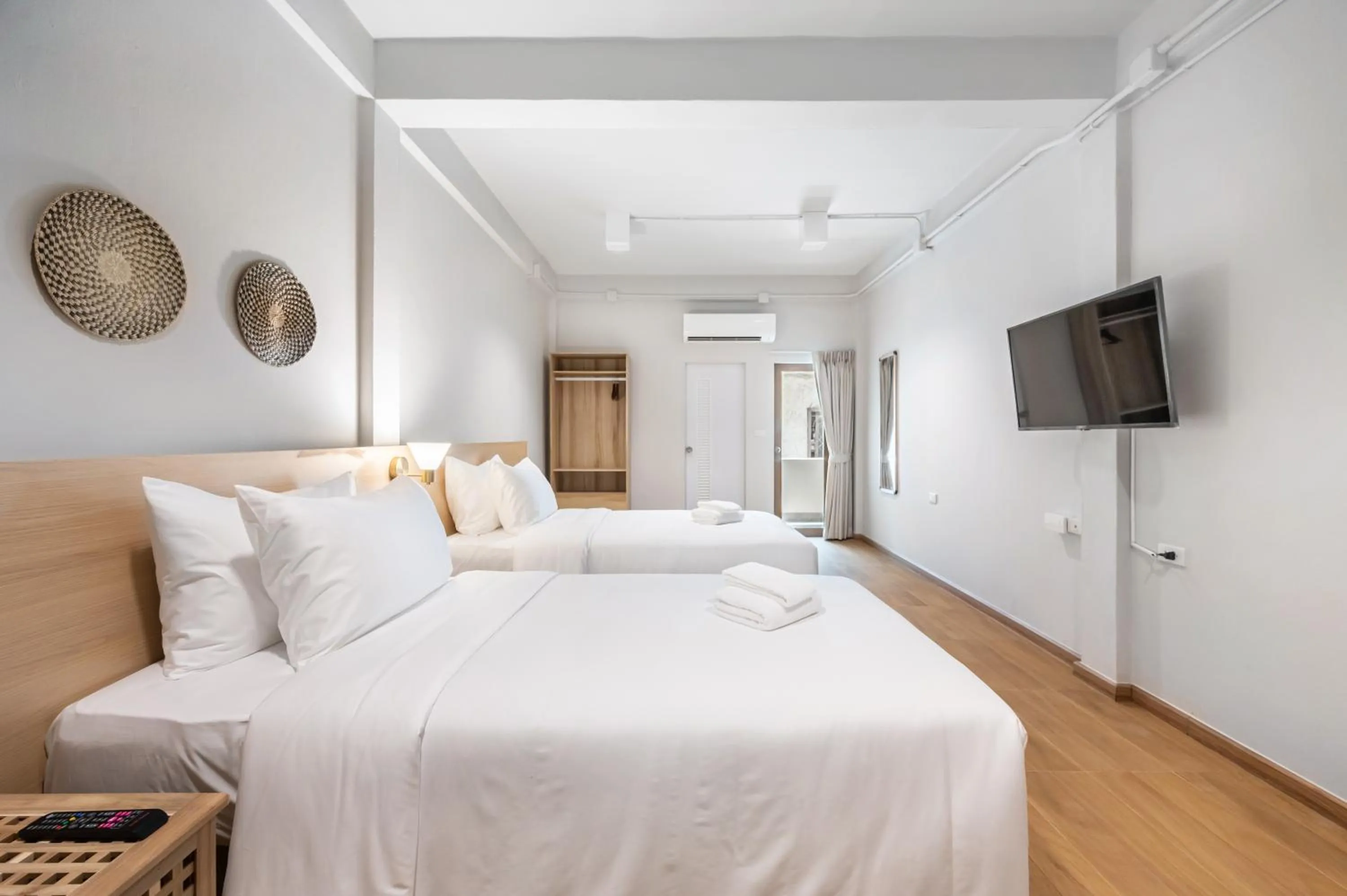 TV and multimedia, Bed in Hotel Wizpark Ratchada