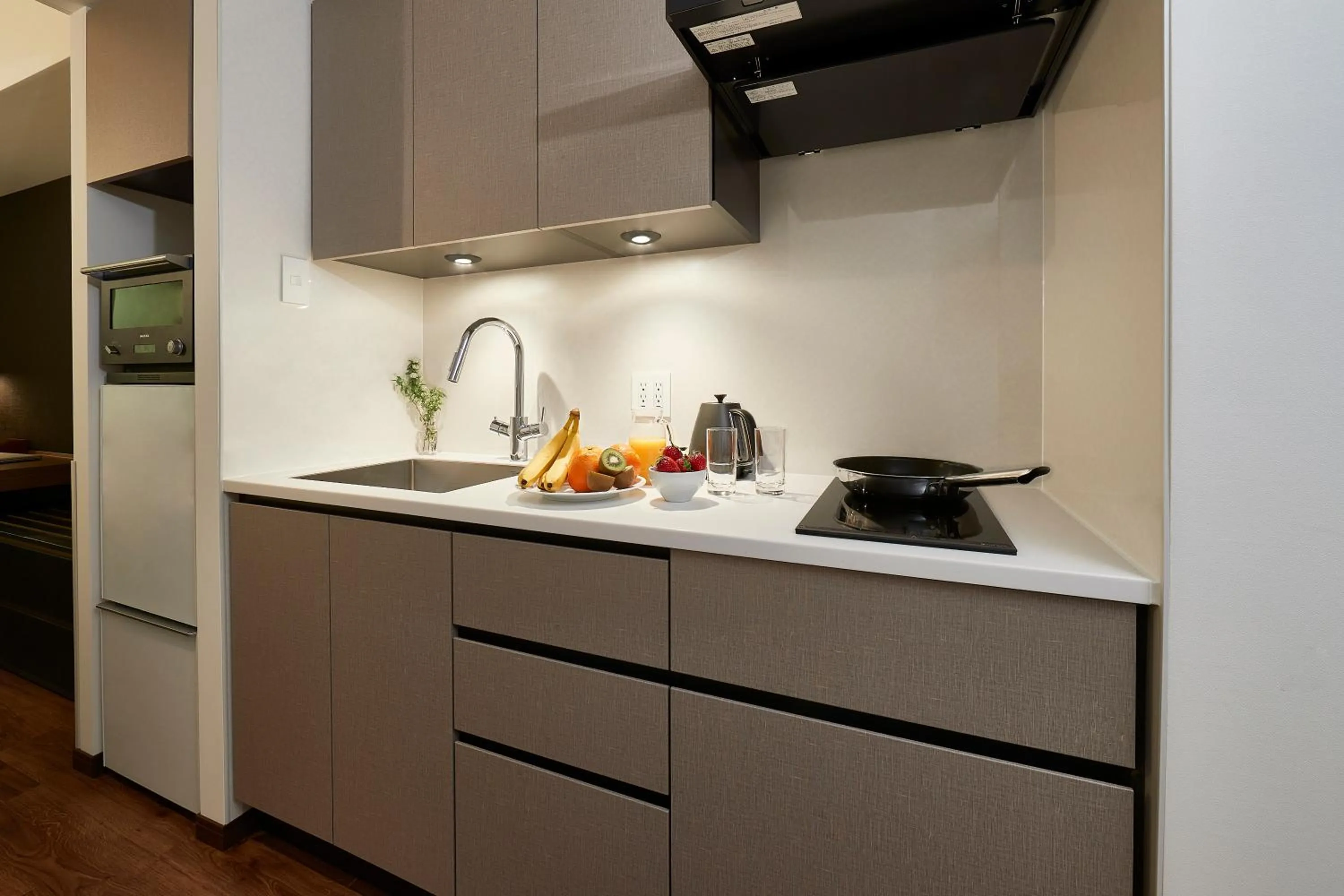 kitchen in Citadines Harbour Front Yokohama