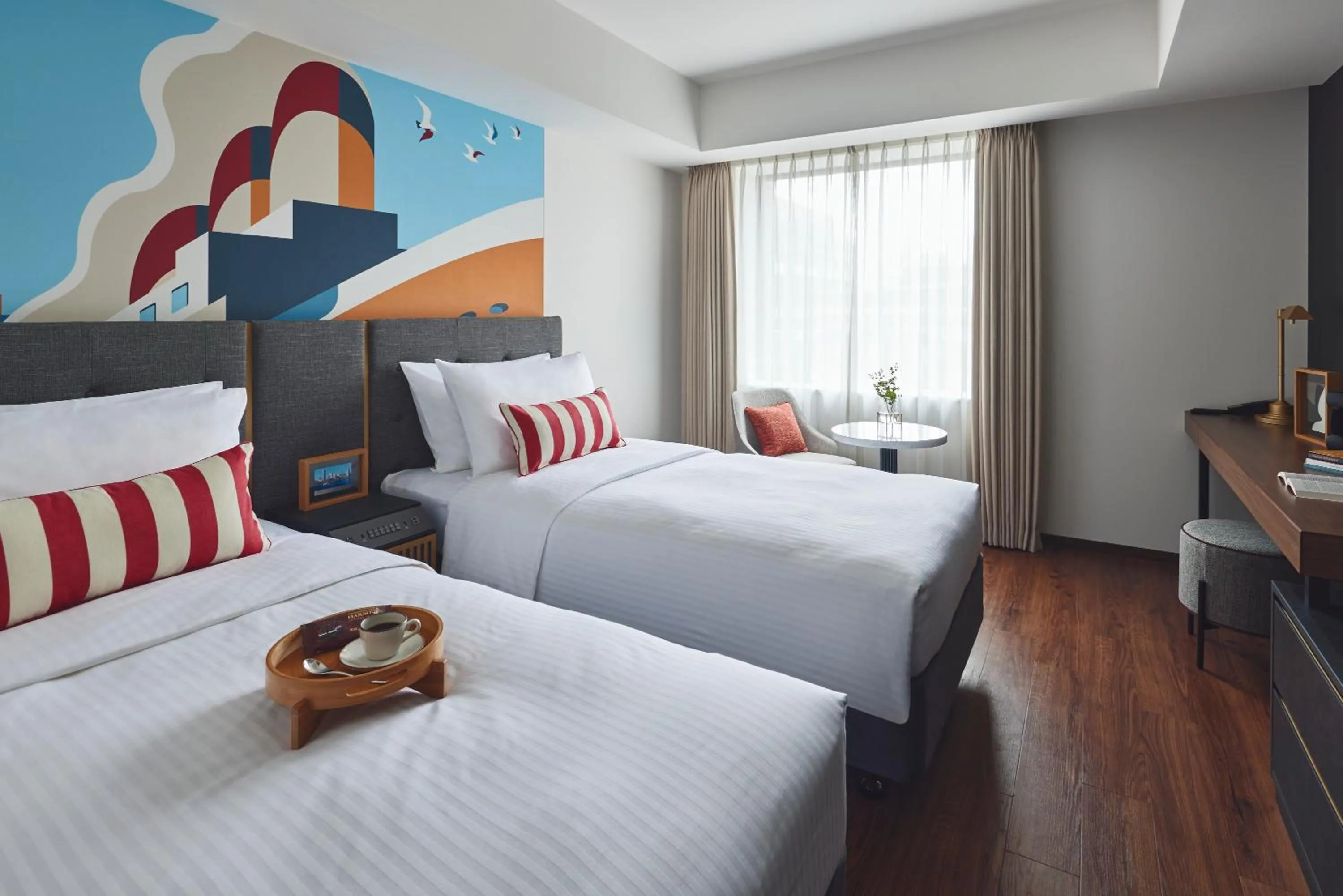 Bed in Citadines Harbour Front Yokohama