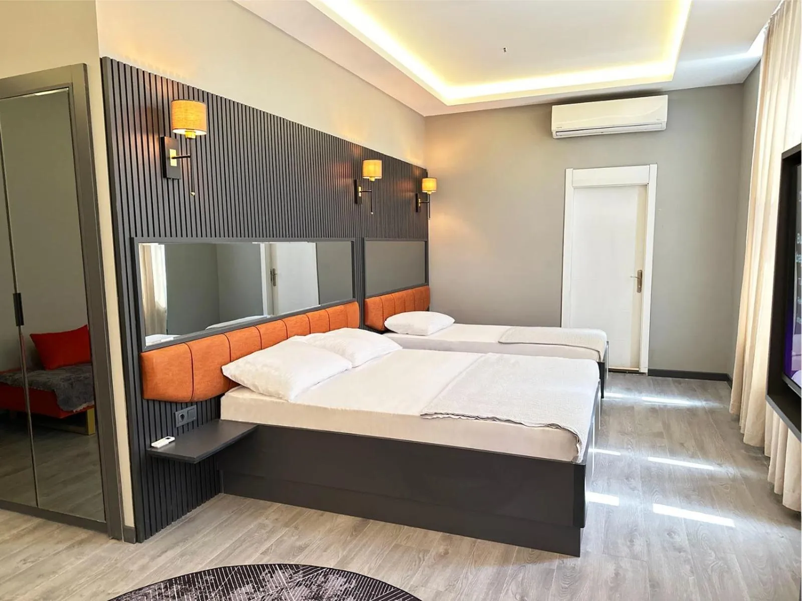 Bed in 216 Palace Suite