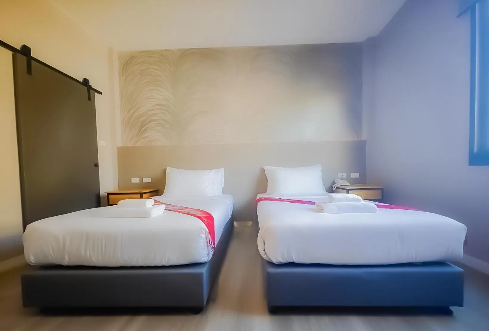 Bed in The Riva Vientiane Hotel