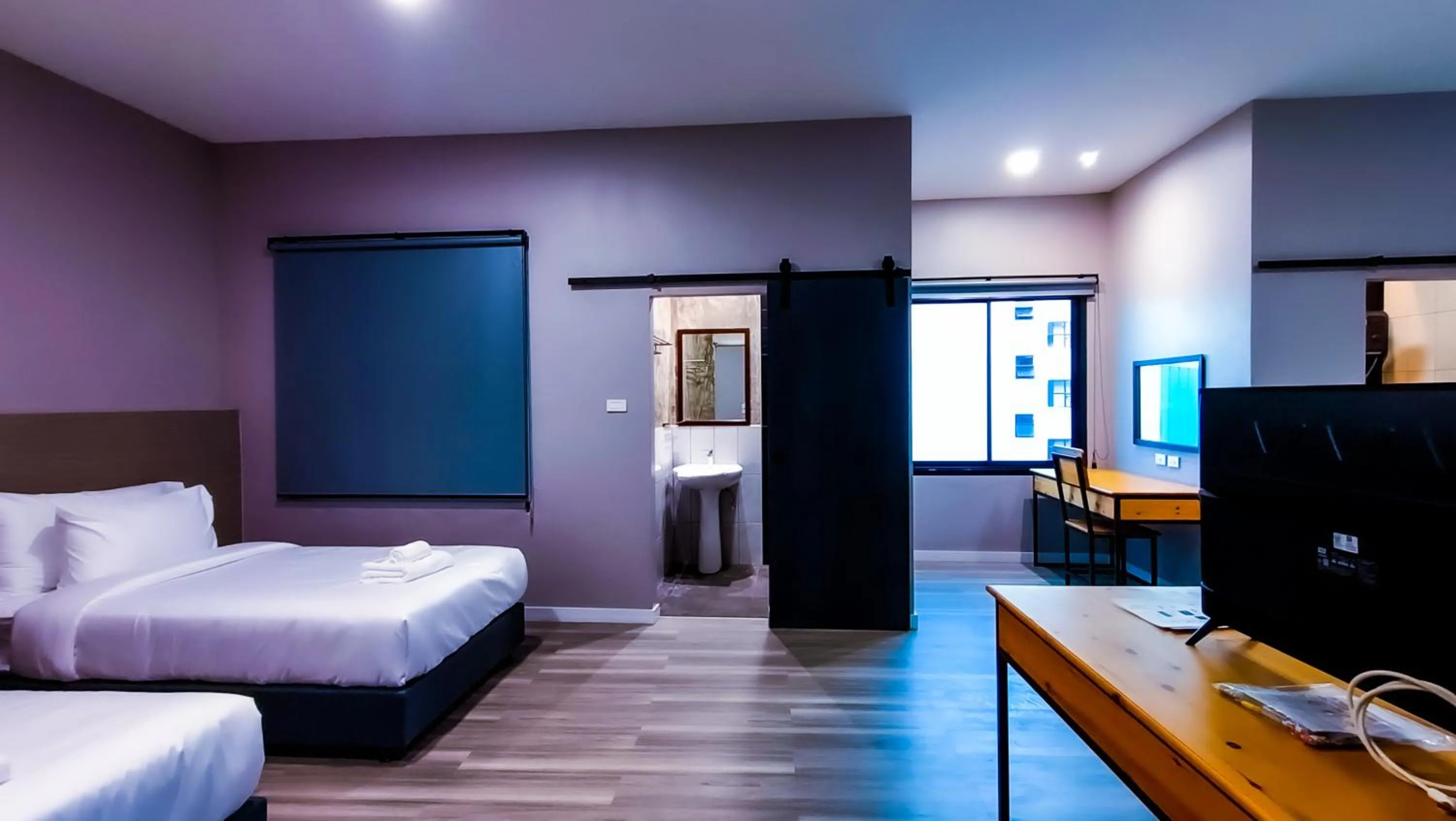 Bed in The Riva Vientiane Hotel