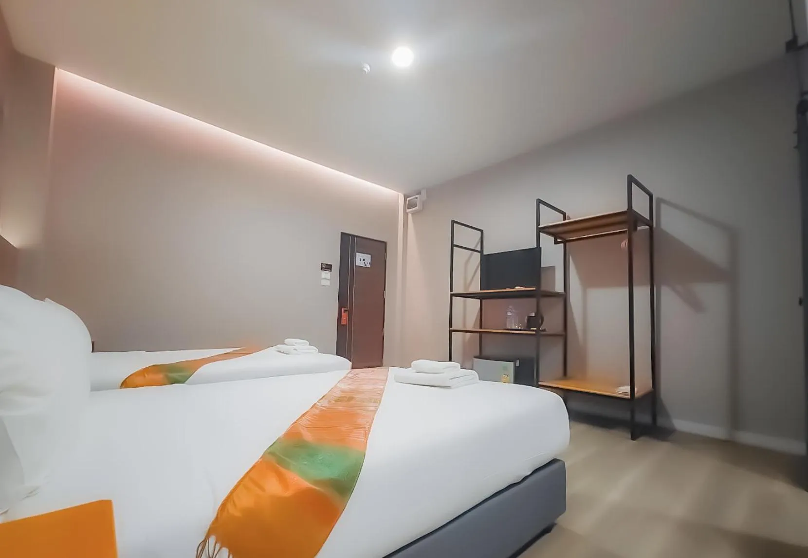 Bed in The Riva Vientiane Hotel