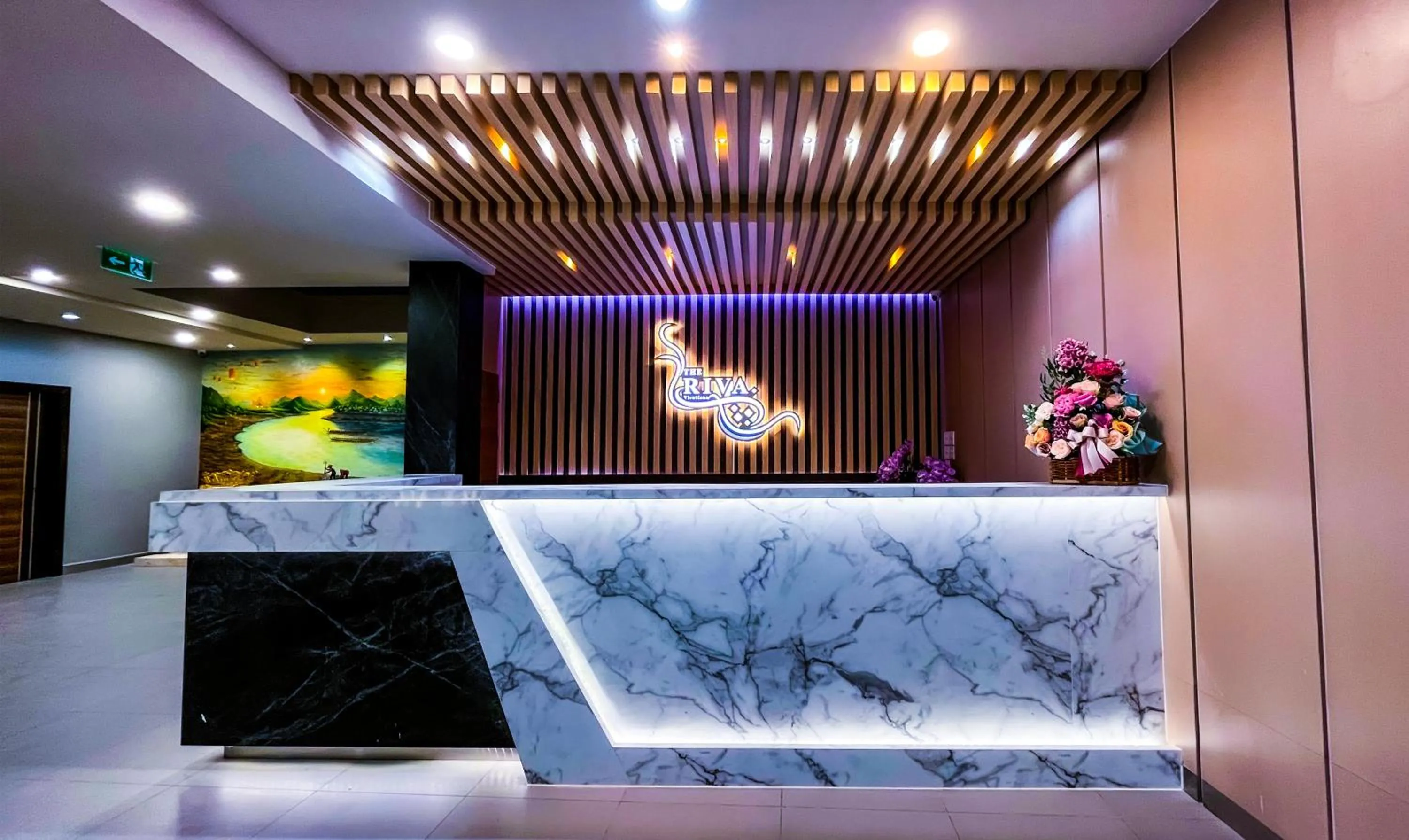 Lobby or reception in The Riva Vientiane Hotel