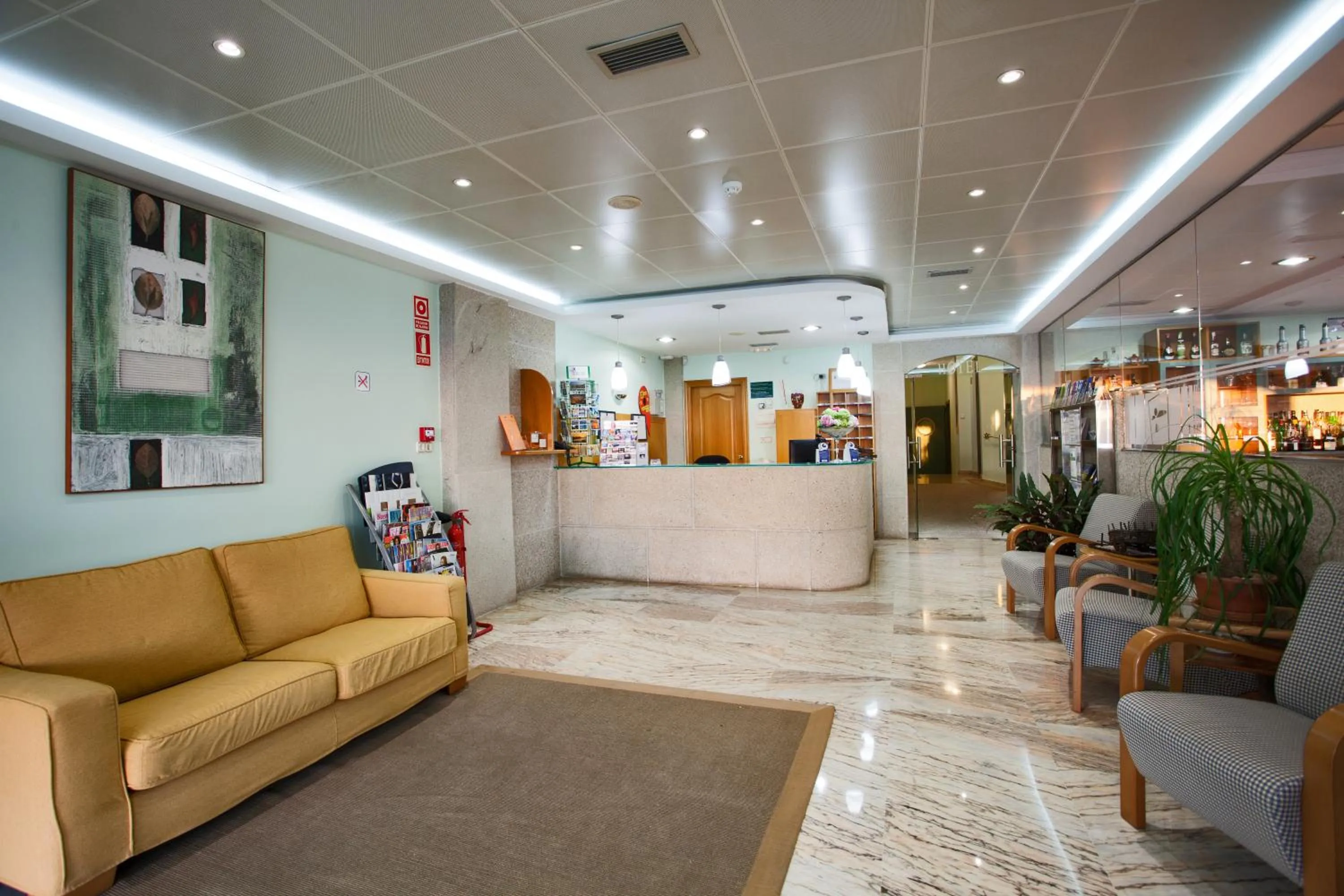 Lobby or reception in Hotel Oca Vermar