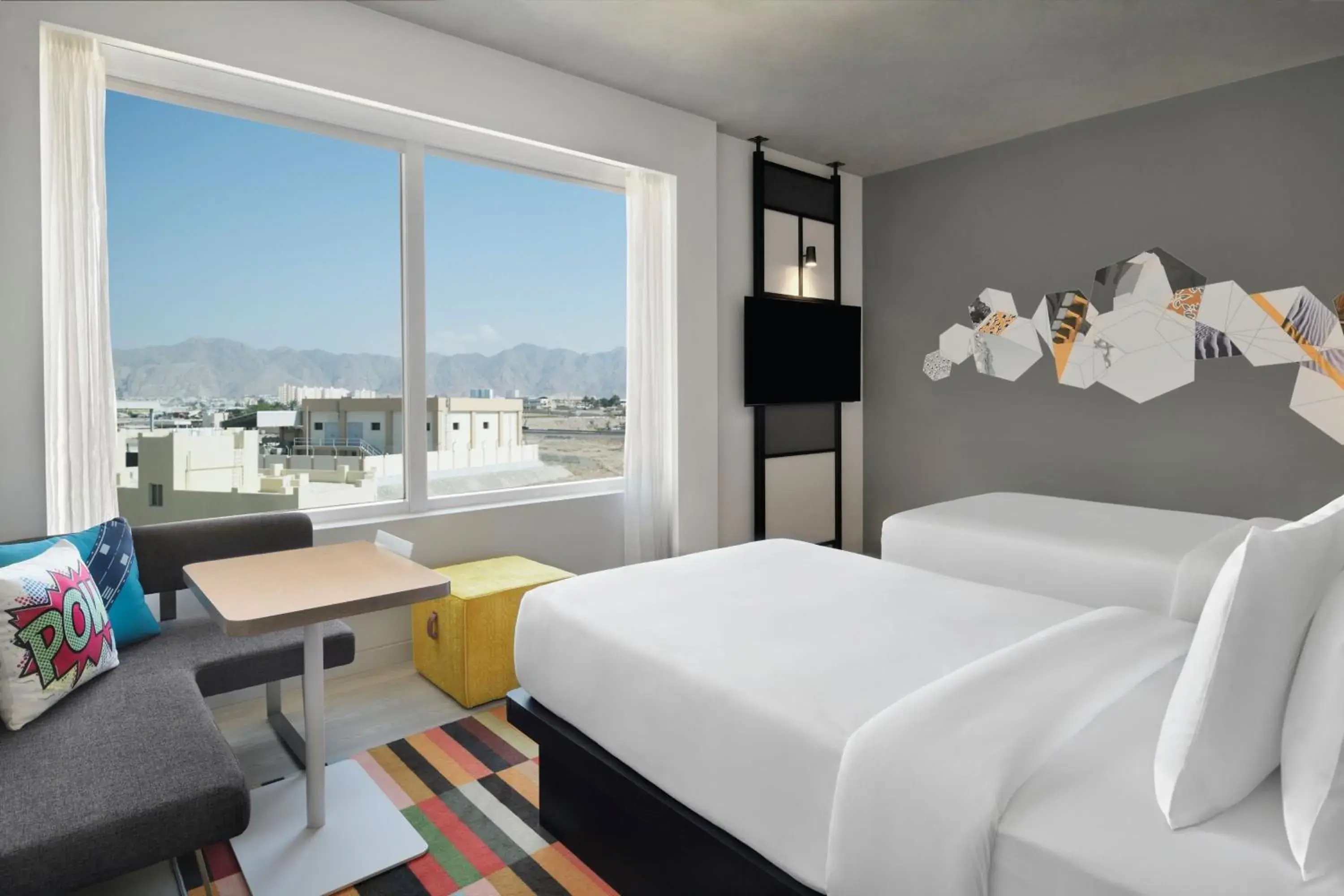 Aloft room, Guest room, 2 Twin, Free Shuttle Buss to OCEC & Mall of Oman in Aloft Muscat Aloft room, Guest room, 2 Twin, Free Shuttle Buss to OCEC & Mall of Oman in Aloft Muscat