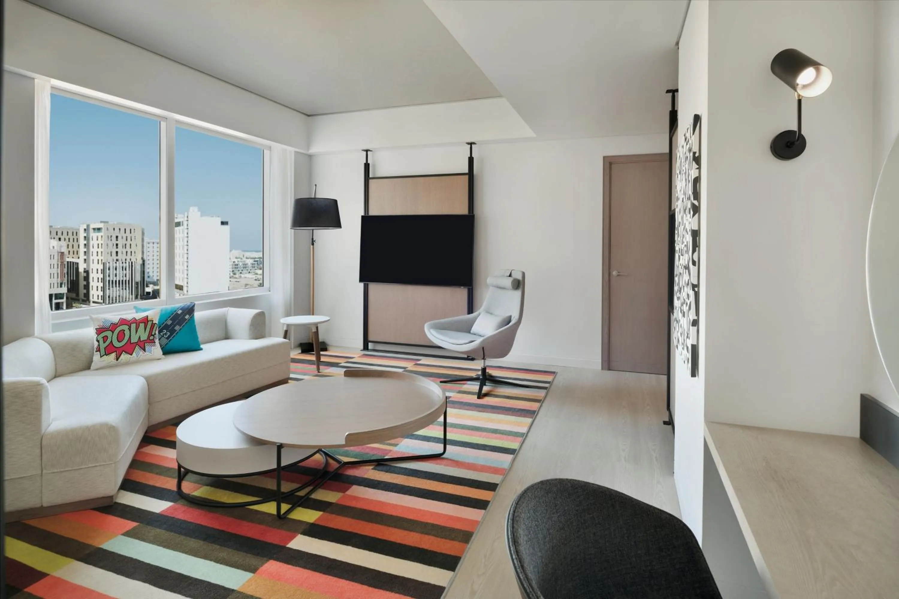 Living room in Aloft Muscat