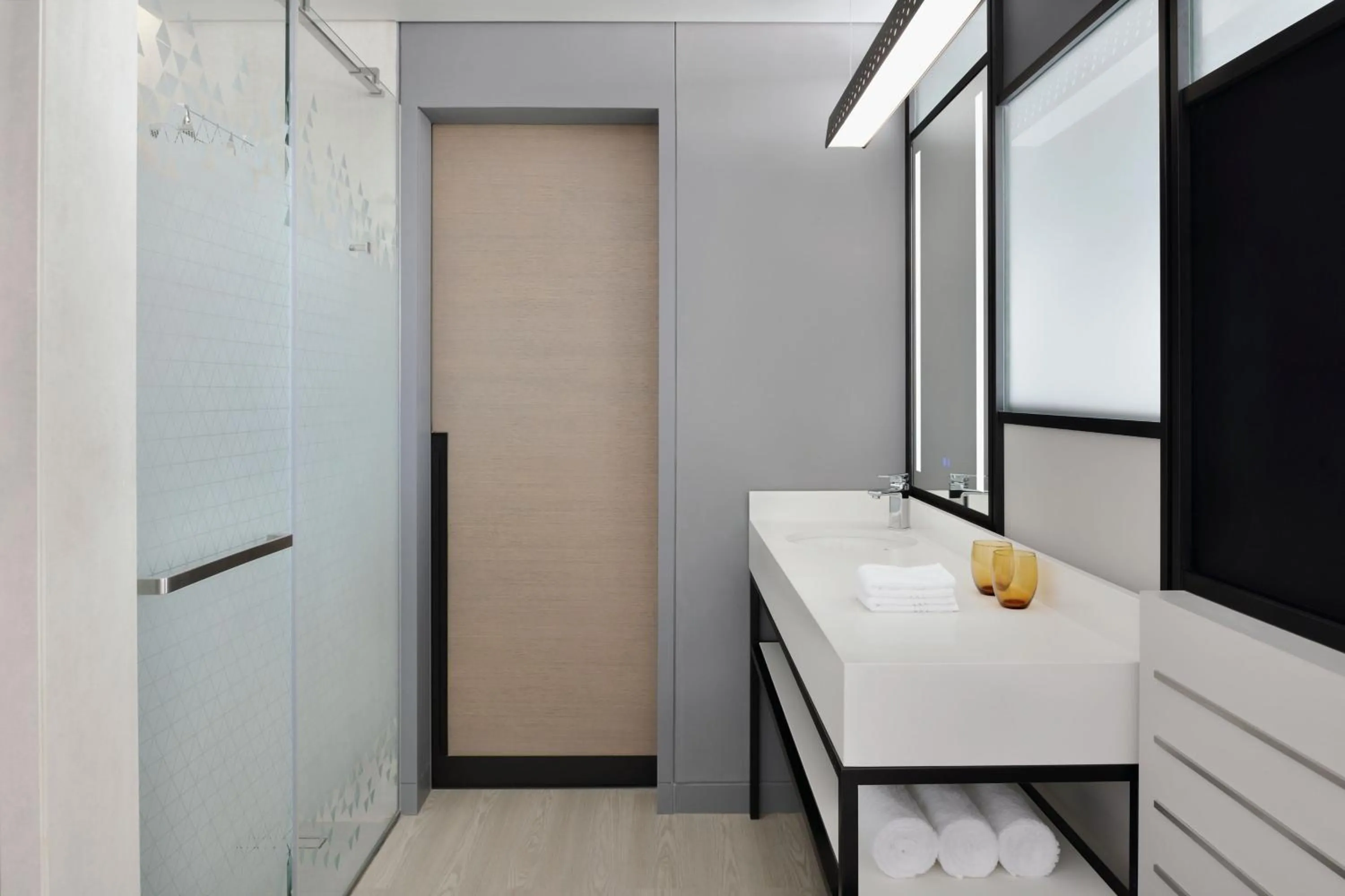 Bathroom in Aloft Muscat