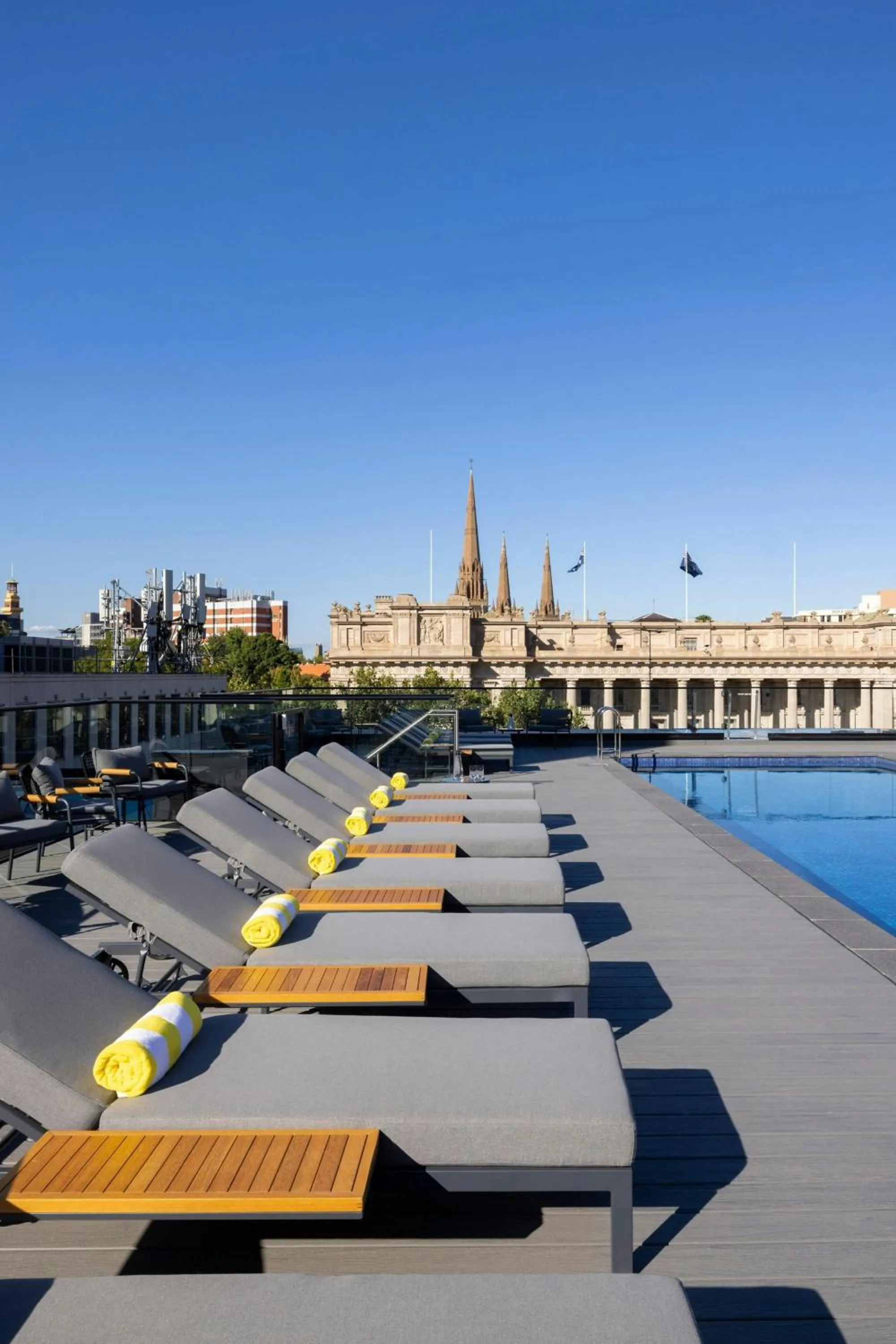 Swimming pool in Le Meridien Melbourne
