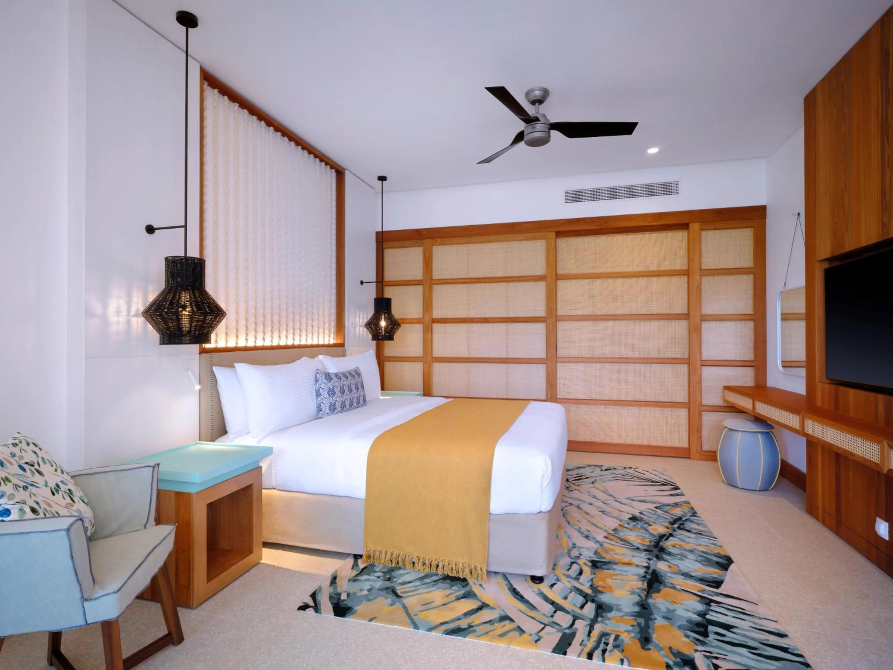 Bed in laïla, Seychelles, a Tribute Portfolio Resort