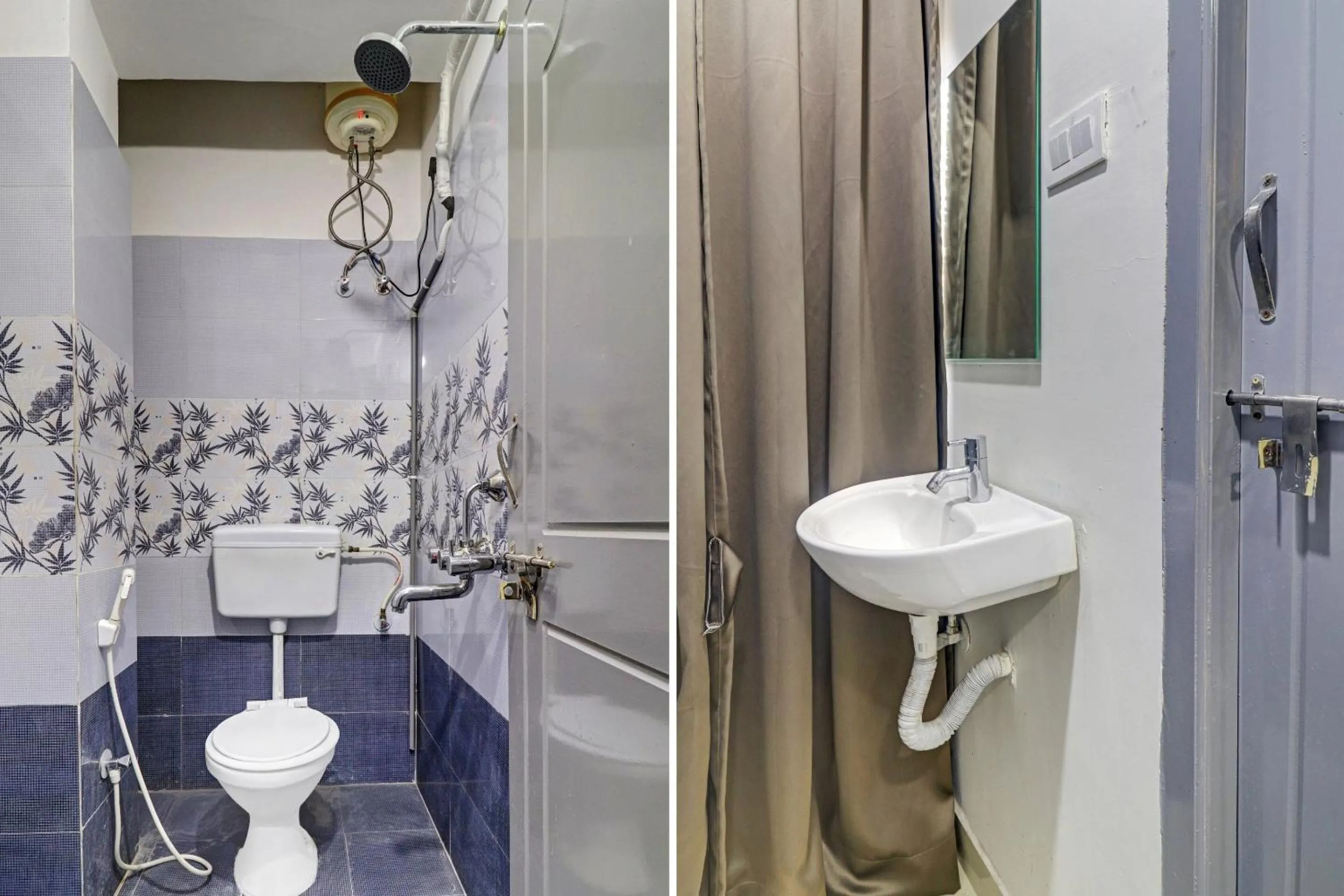 Bathroom in Collection O Sahasra Near Kondapur