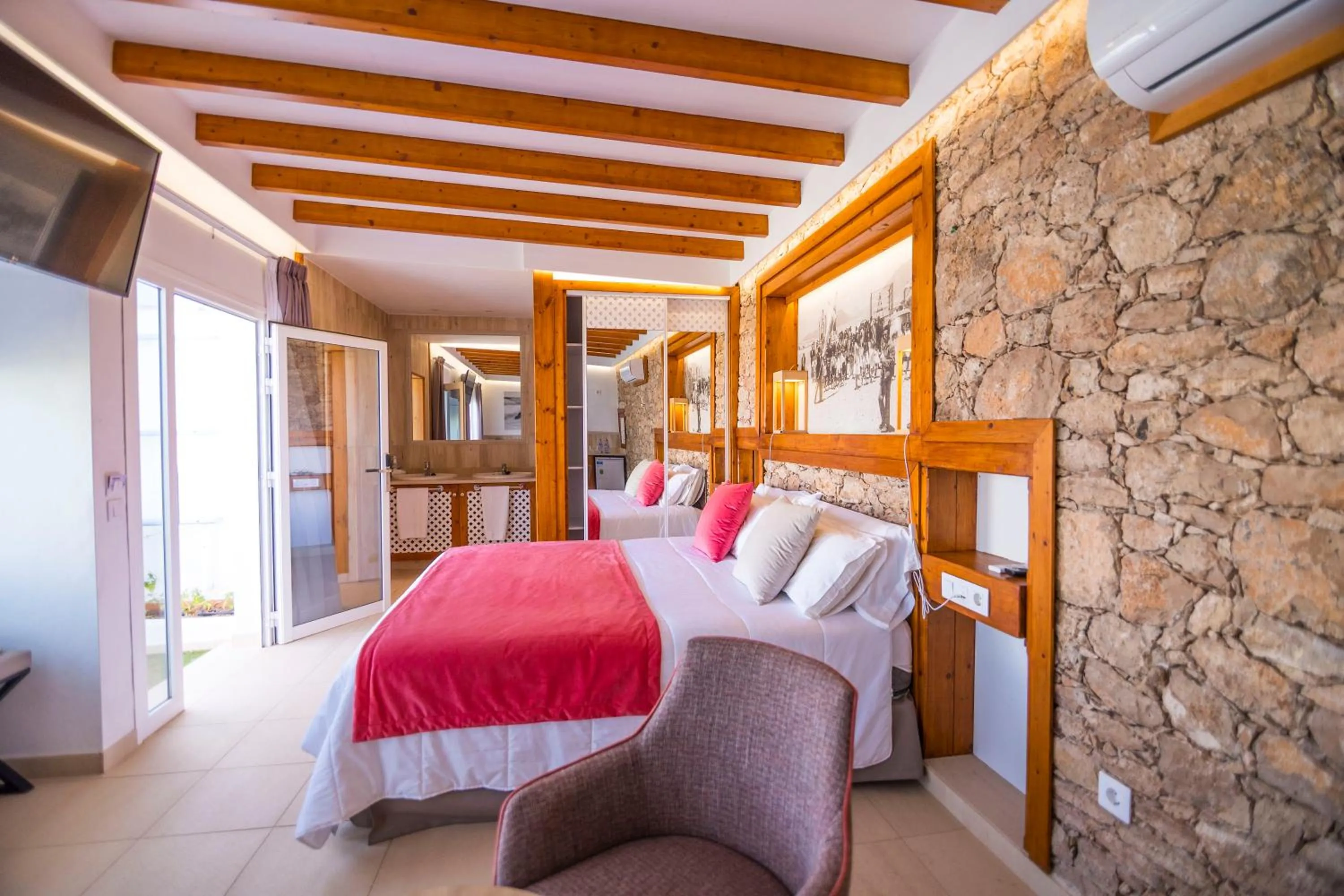 Bed in Hotel Rural Rosario Martin