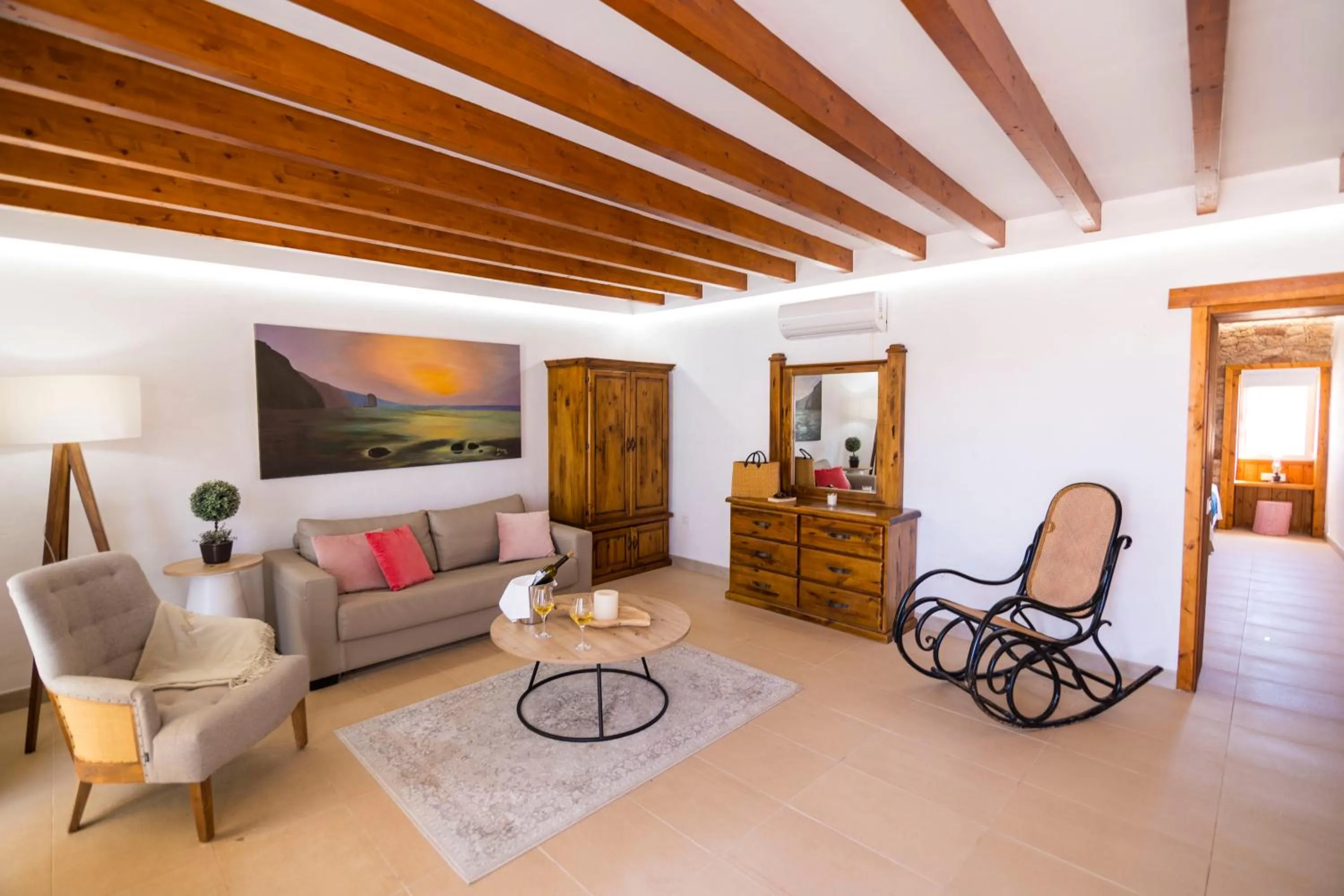 Living room in Hotel Rural Rosario Martin