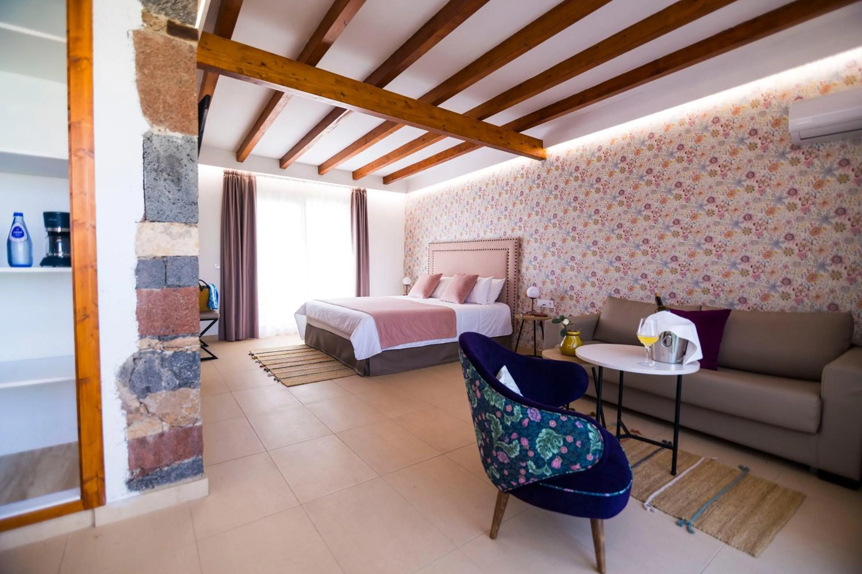 Bed in Hotel Rural Rosario Martin